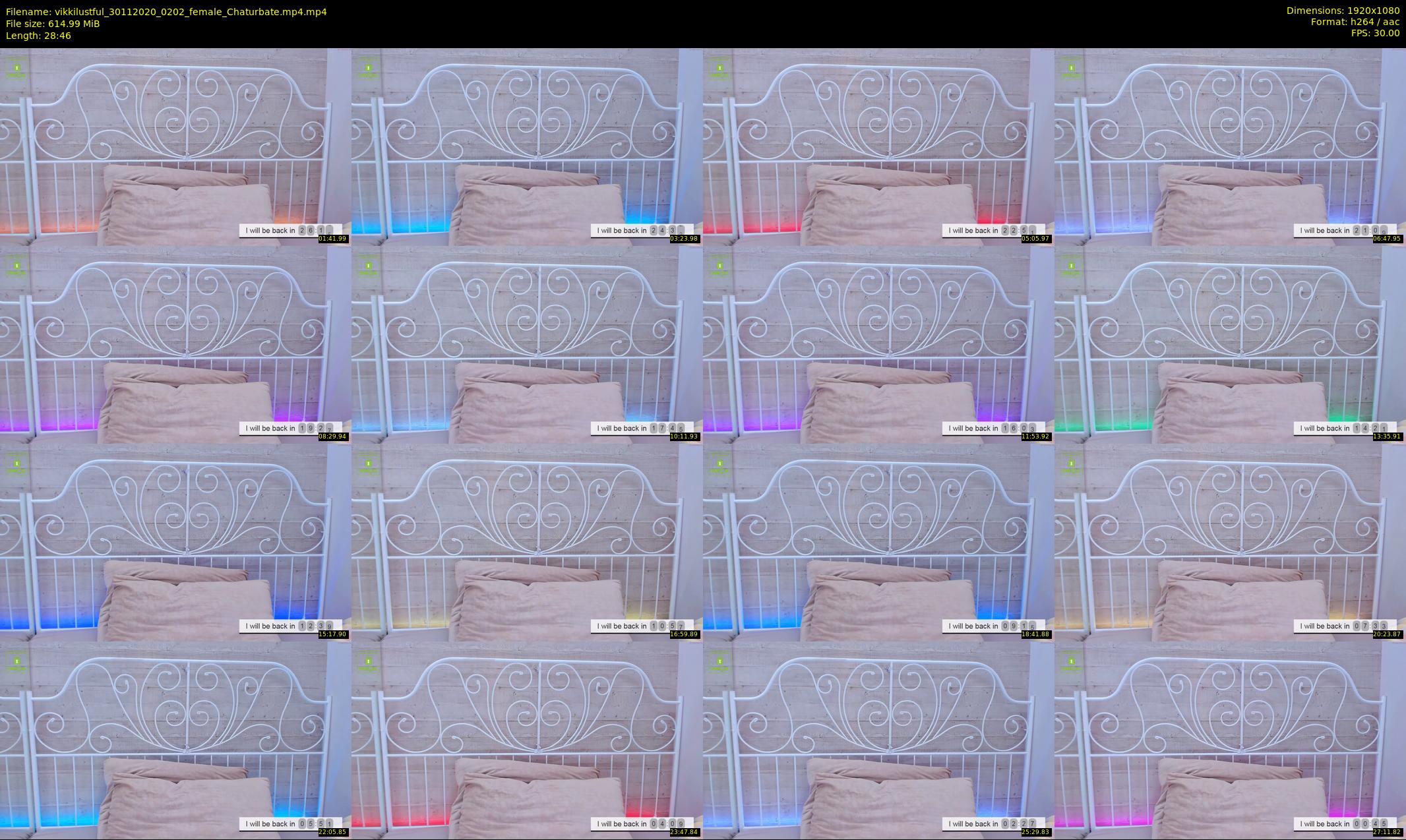 vikkilustful — 29 minute Chaturbate female cam show recording, 1080p, Nov 30, 2020