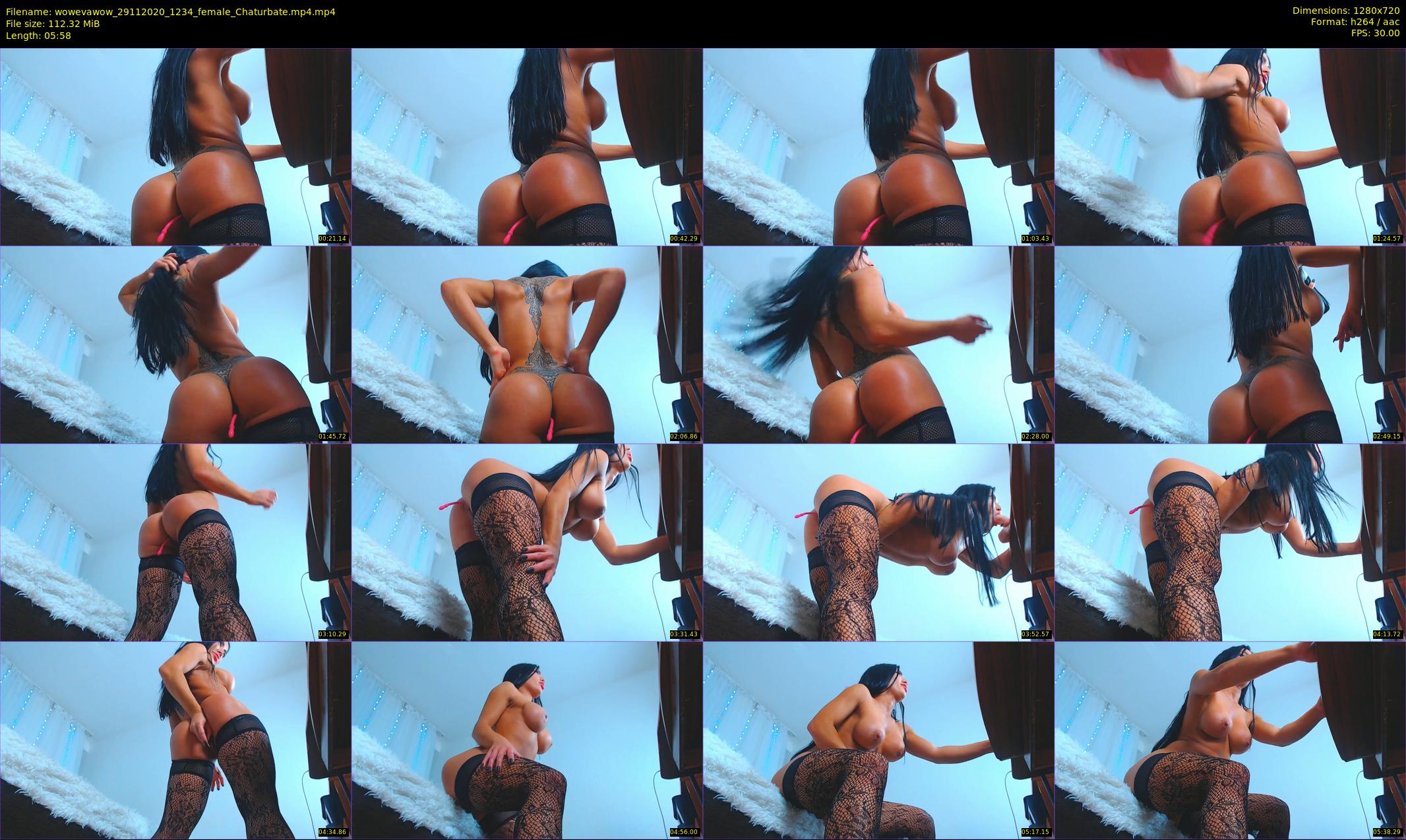 wowevawow — 6 minute Chaturbate female cam show recording, 720p, Nov 29, 2020