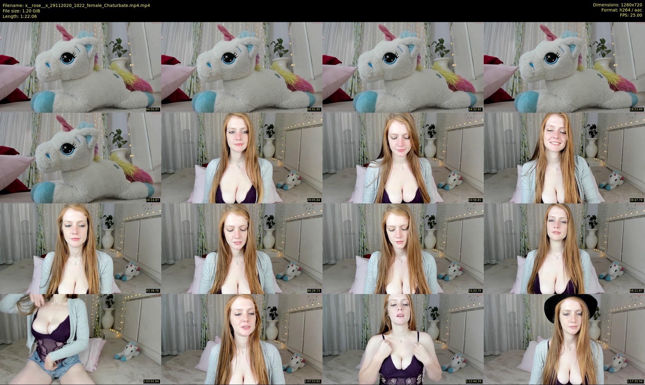 x__rose__x — 83 minute Chaturbate female cam show recording, 720p, Nov 29, 2020