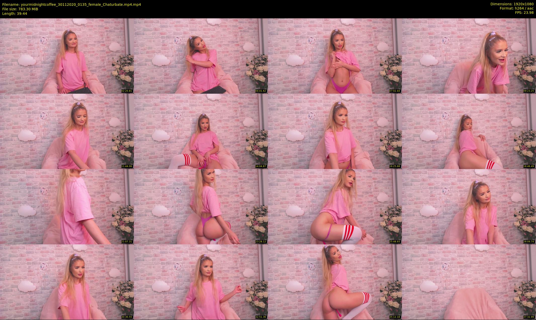 yourmidnightcoffee — 40 minute Chaturbate female cam show recording, 1080p, Nov 30, 2020