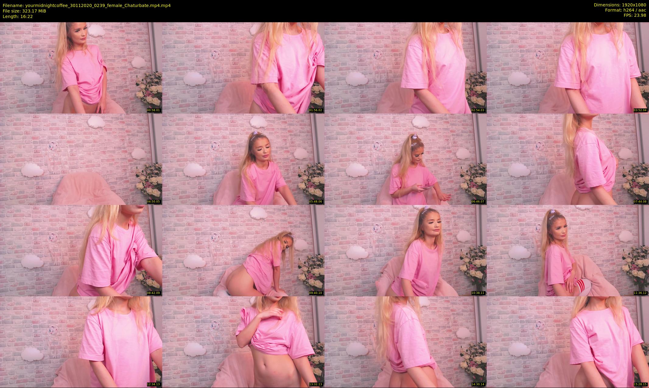 yourmidnightcoffee — 17 minute Chaturbate female cam show recording, 1080p, Nov 30, 2020