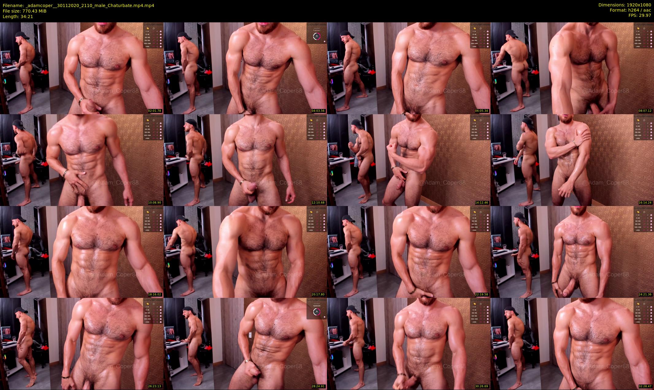_adamcoper_ — 35 minute Chaturbate male cam show recording, 1080p, Nov 30, 2020