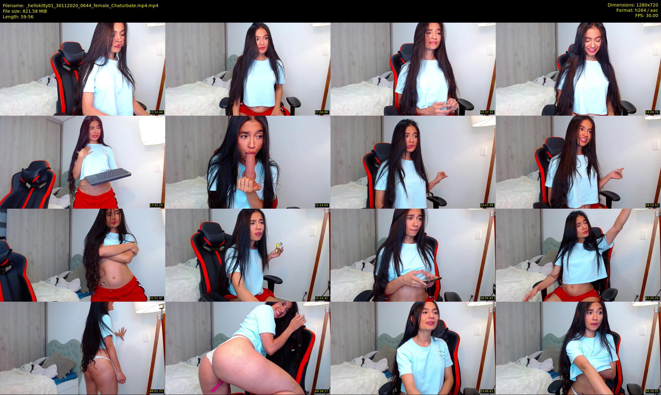 _hellokitty01 — 60 minute Chaturbate female cam show recording, 720p, Nov 30, 2020