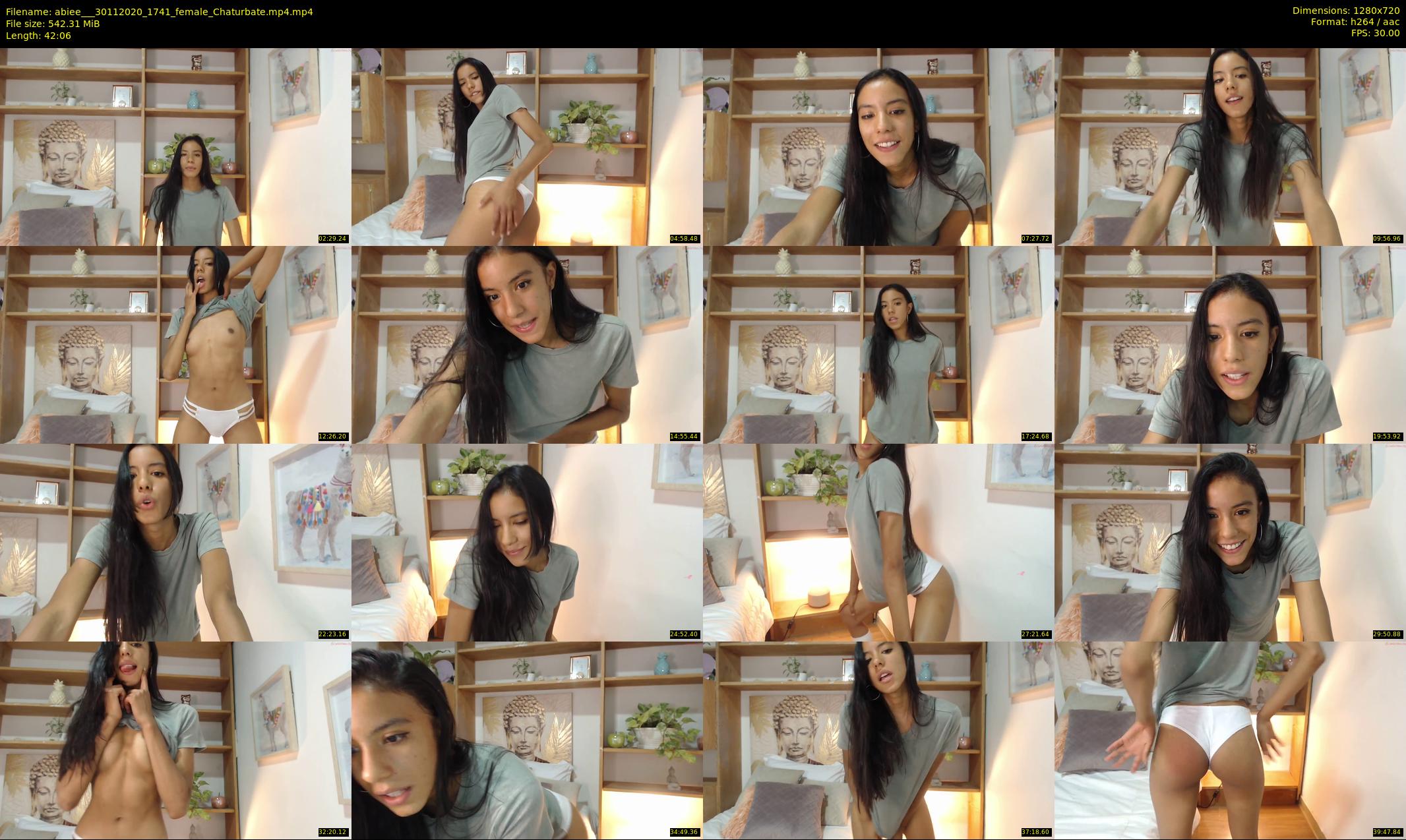 abiee__ — 43 minute Chaturbate female cam show recording, 720p, Nov 30, 2020