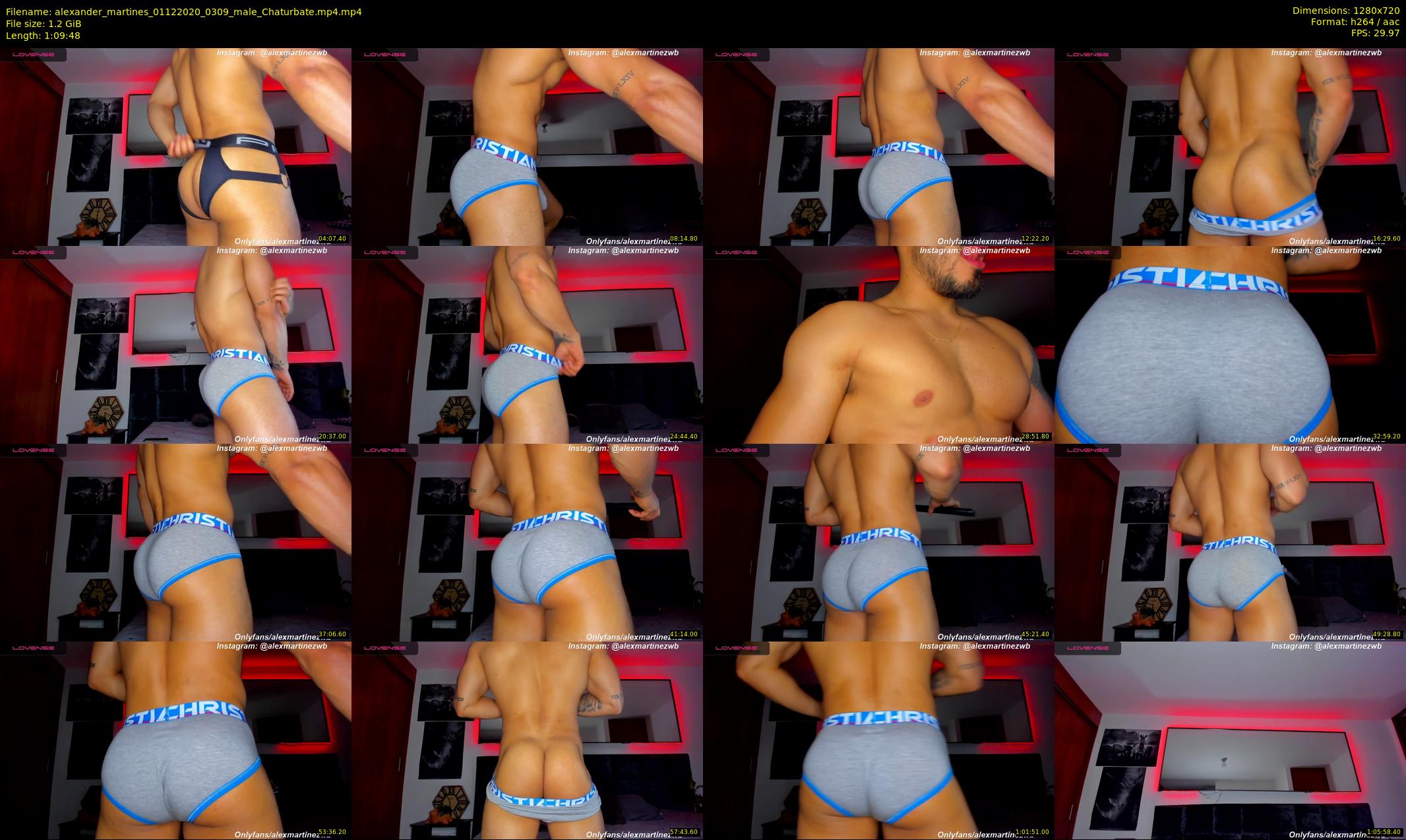 alexander_martines — 70 minute Chaturbate male cam show recording, 720p, Dec 1, 2020
