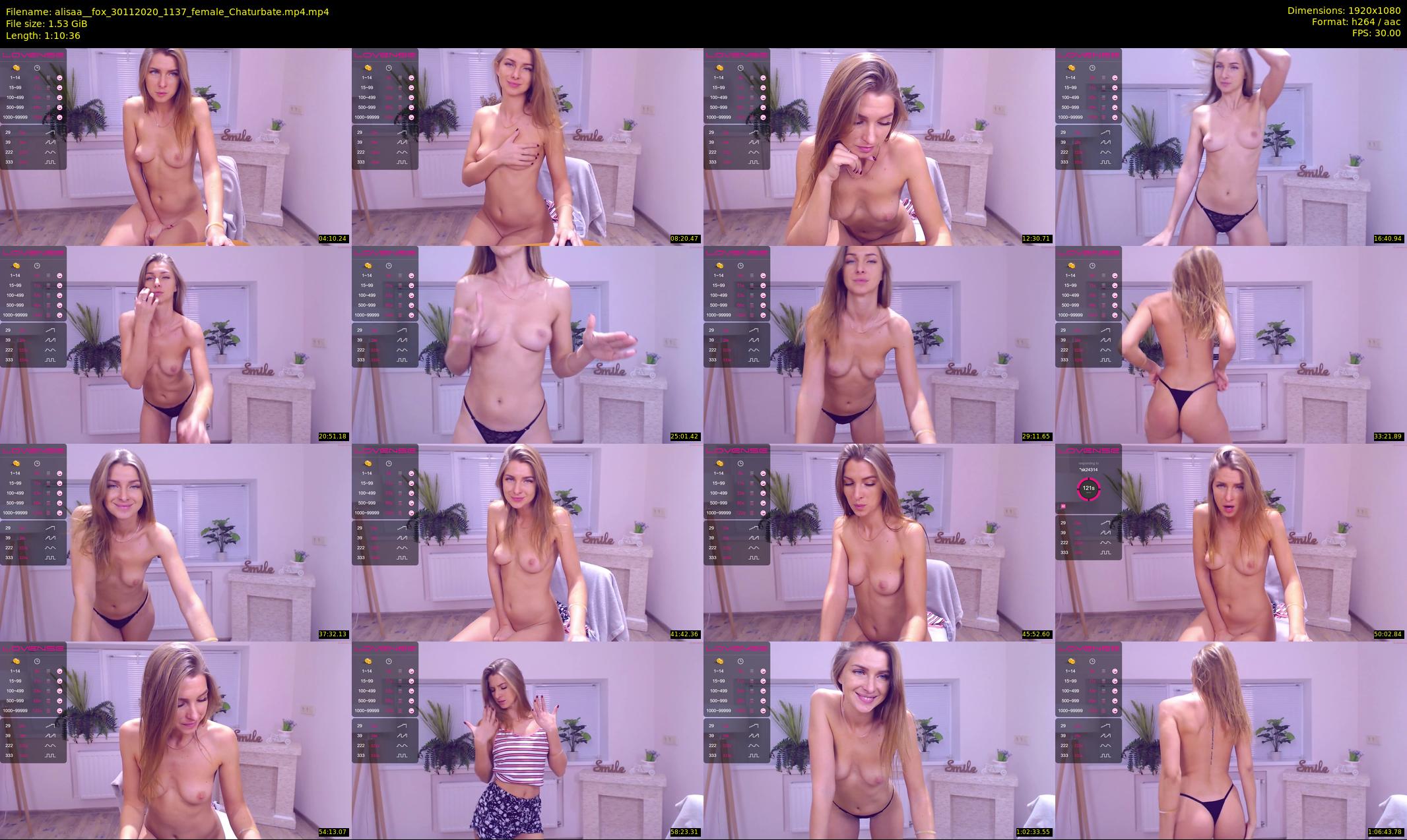 alisaa__fox — 71 minute Chaturbate female cam show recording, 1080p, Nov 30, 2020