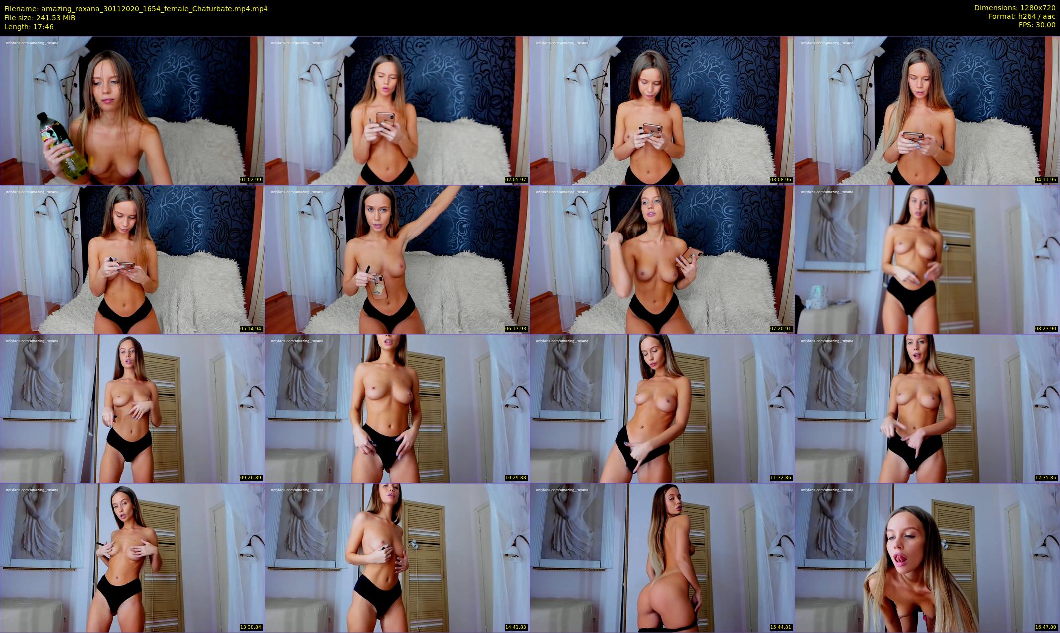amazing_roxana — 18 minute Chaturbate female cam show recording, 720p, Nov 30, 2020