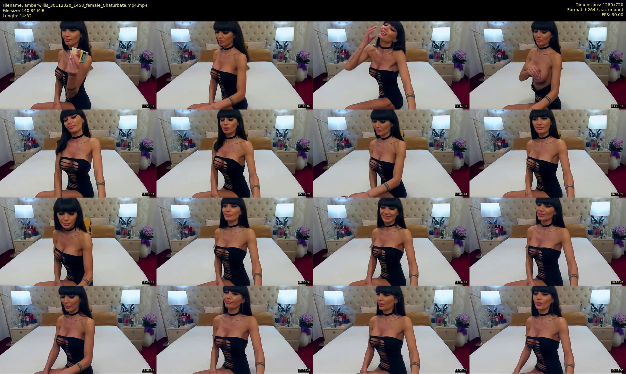 amberwillis — 15 minute Chaturbate female cam show recording, 720p, Nov 30, 2020