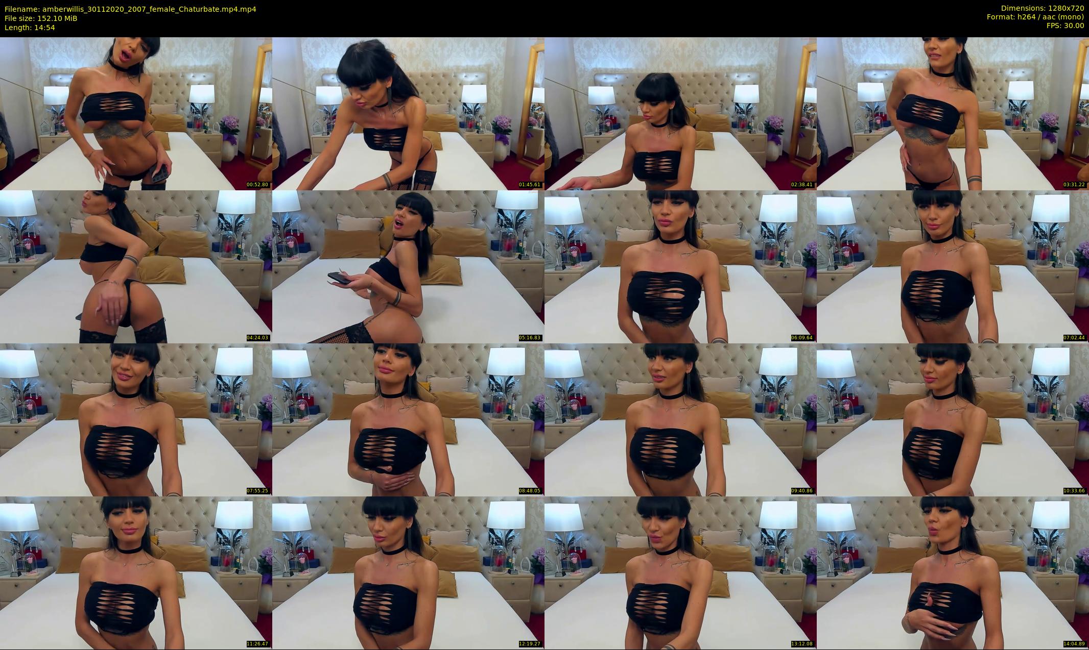 amberwillis — 15 minute Chaturbate female cam show recording, 720p, Nov 30, 2020