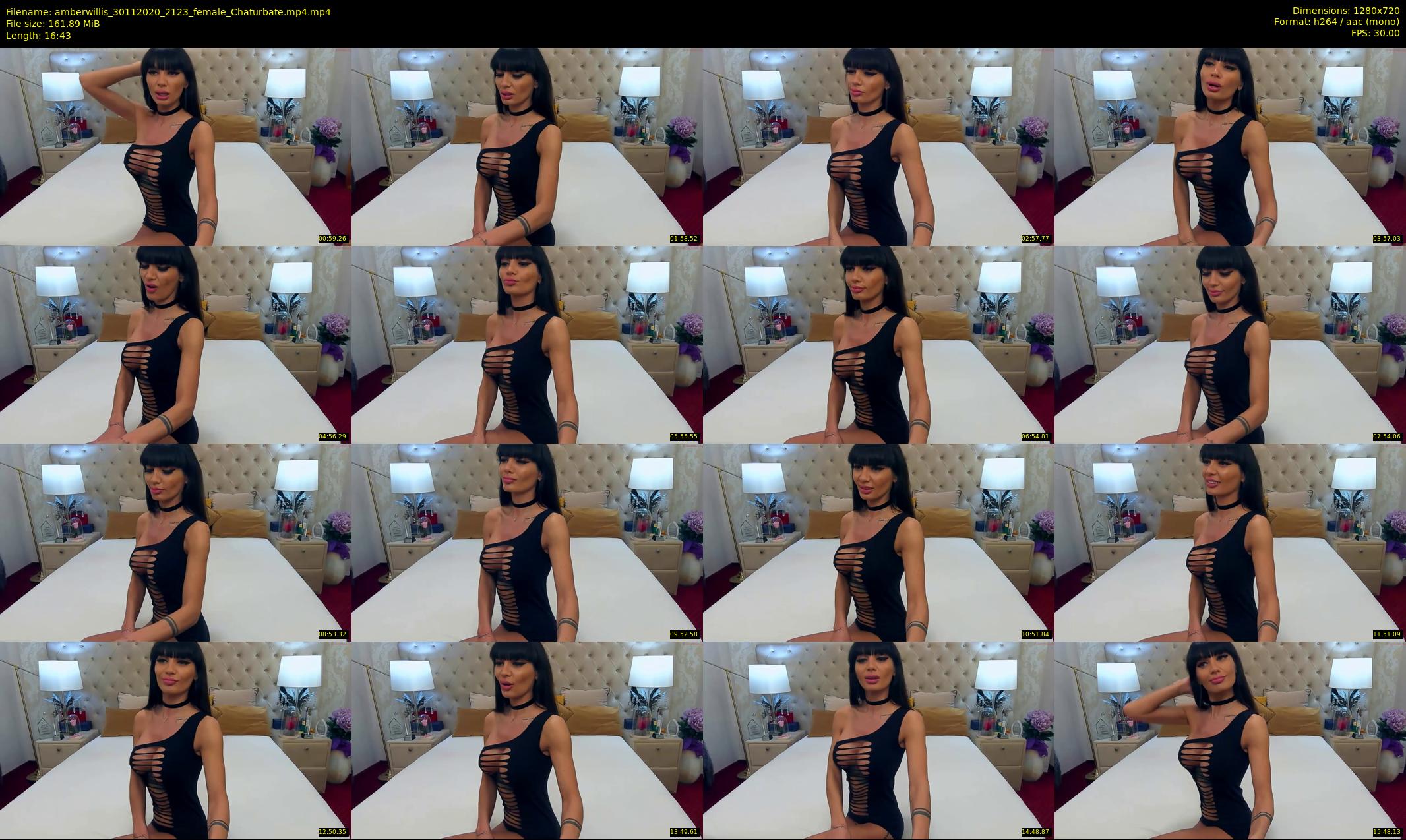 amberwillis — 17 minute Chaturbate female cam show recording, 720p, Nov 30, 2020