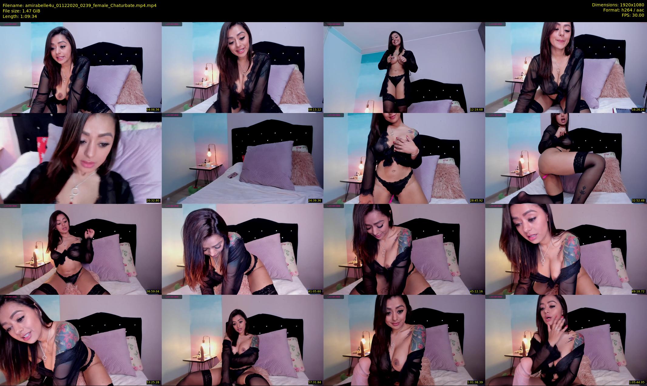 amirabelle4u — 70 minute Chaturbate female cam show recording, 1080p, Dec 1, 2020