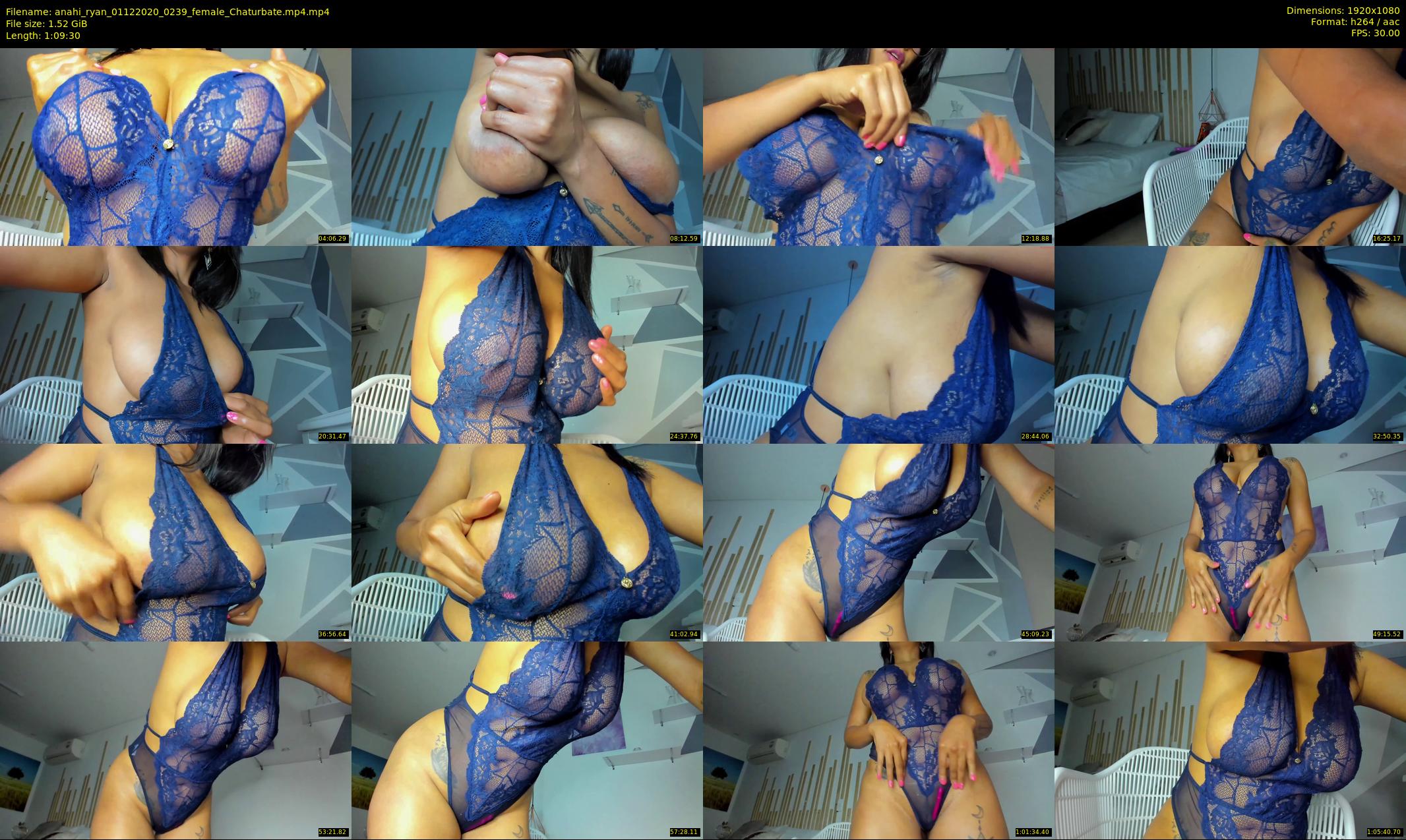 anahi_ryan — 70 minute Chaturbate female cam show recording, 1080p, Dec 1, 2020