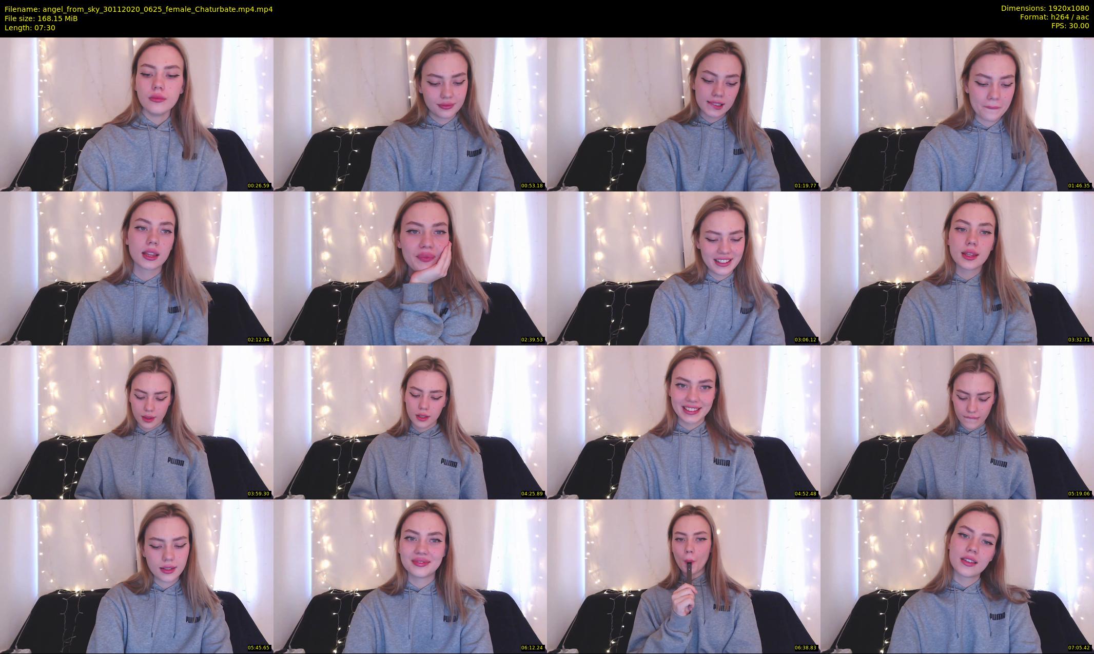 angel_from_sky — 8 minute Chaturbate female cam show recording, 1080p, Nov 30, 2020