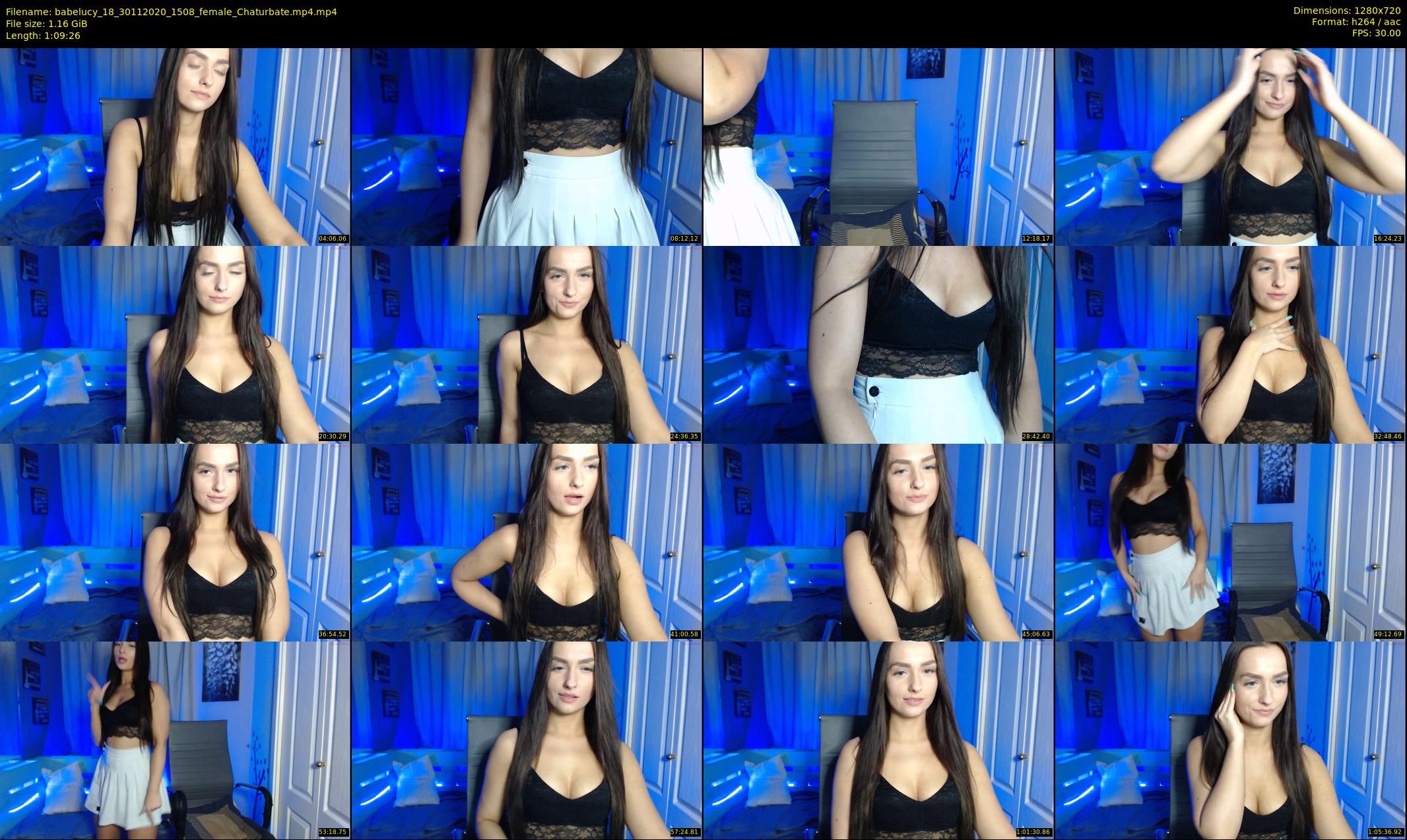 babelucy_18 — 70 minute Chaturbate female cam show recording, 720p, Nov 30, 2020