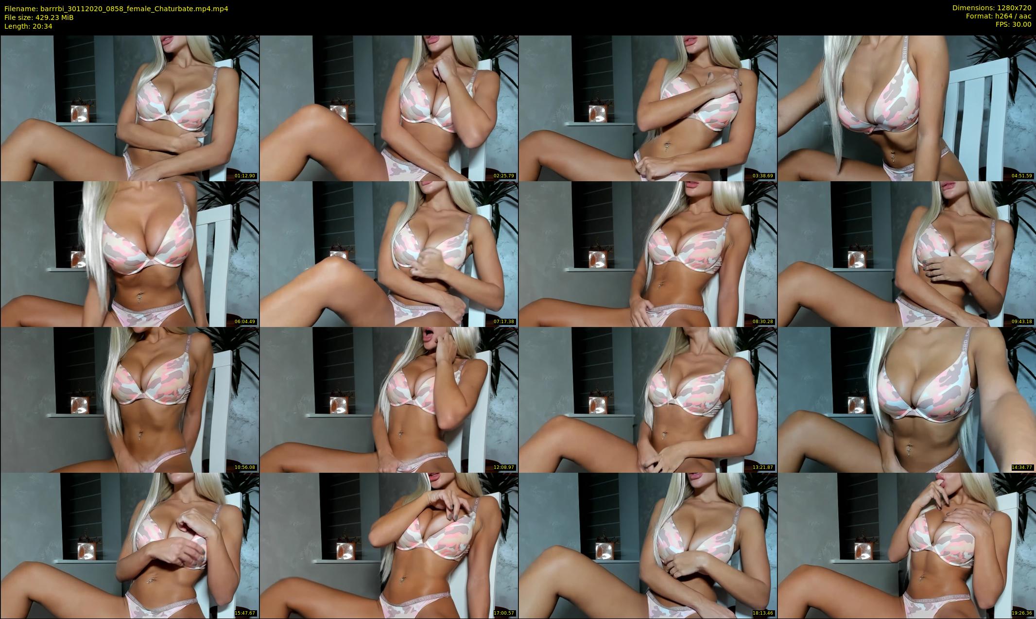 barrrbi — 21 minute Chaturbate female cam show recording, 720p, Nov 30, 2020