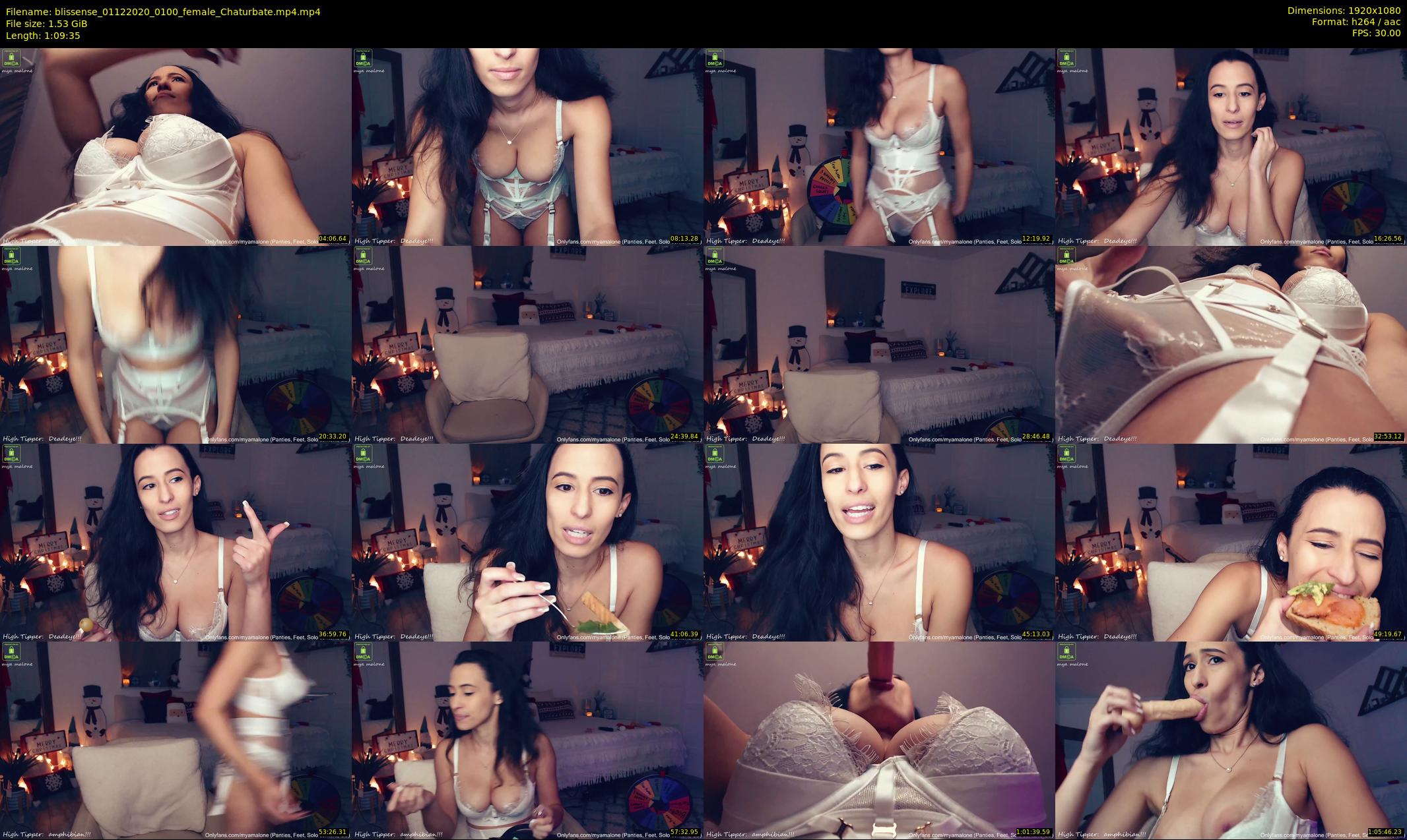 blissense — 70 minute Chaturbate female cam show recording, 1080p, Dec 1, 2020