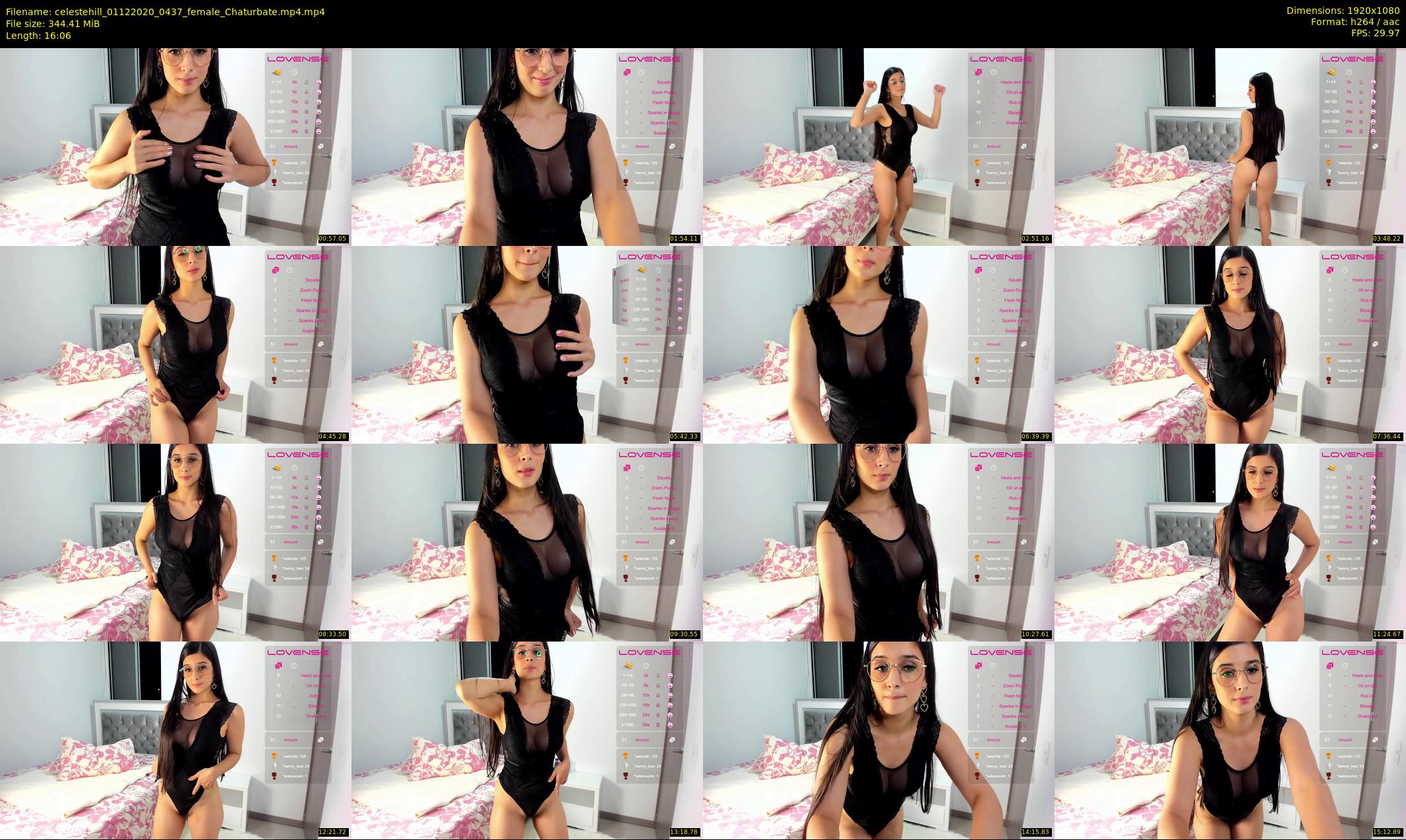 celestehill — 17 minute Chaturbate female cam show recording, 1080p, Dec 1, 2020