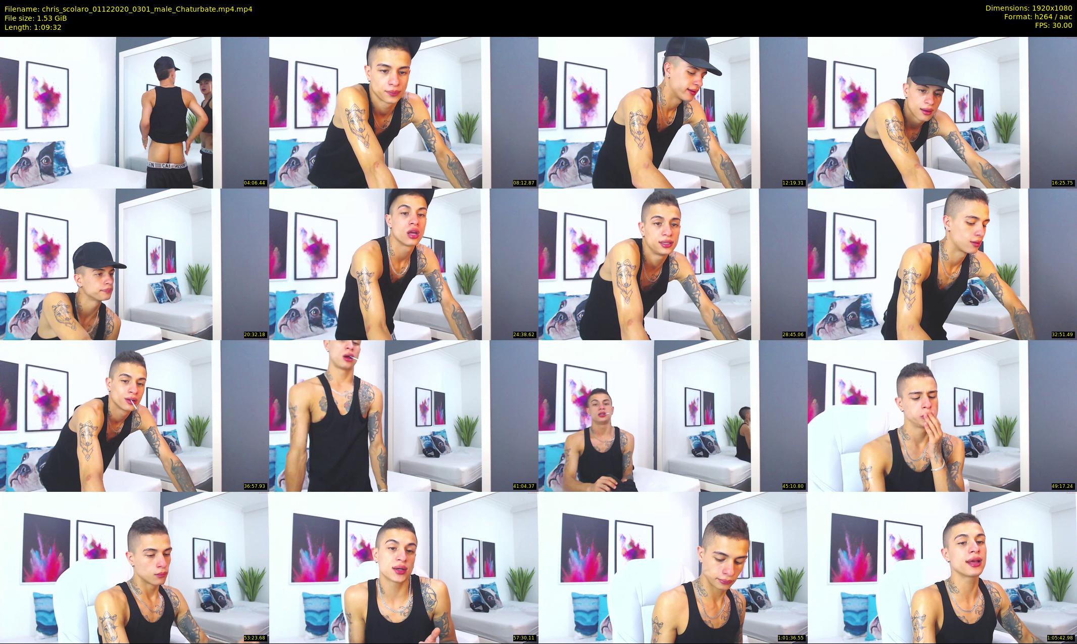 chris_scolaro — 70 minute Chaturbate male cam show recording, 1080p, Dec 1, 2020
