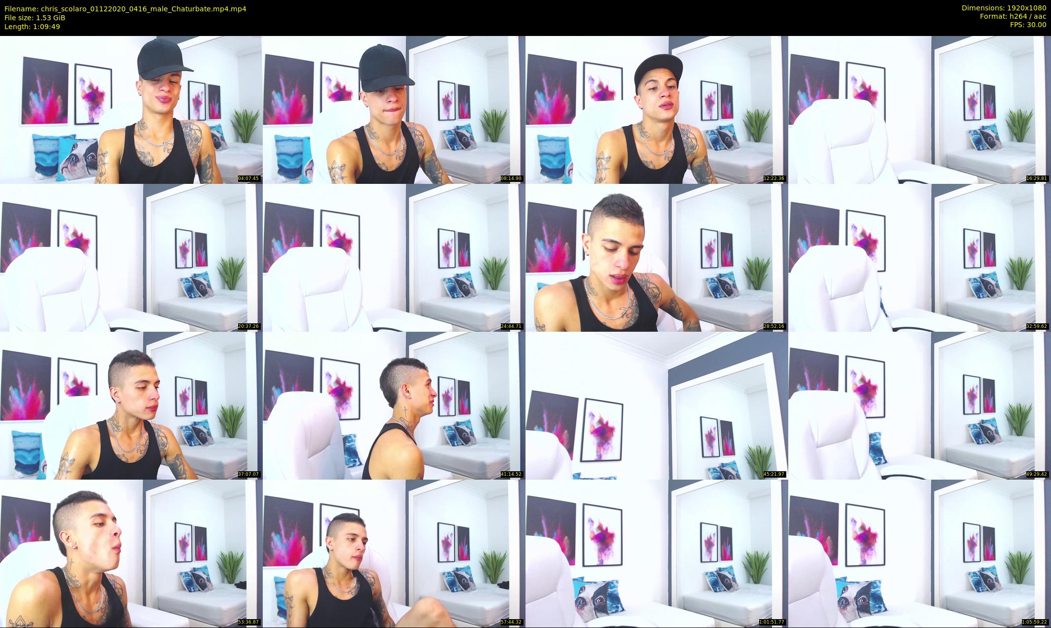 chris_scolaro — 70 minute Chaturbate male cam show recording, 1080p, Dec 1, 2020