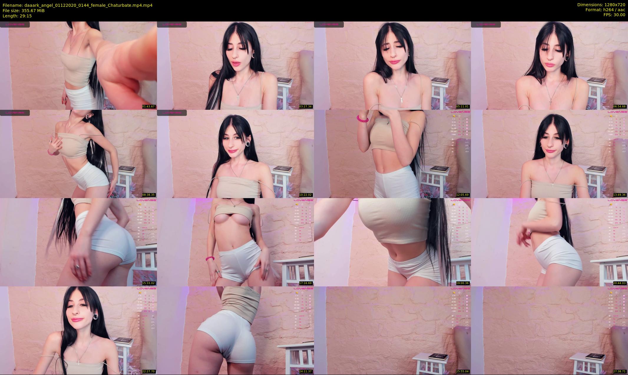 daaark_angel — 30 minute Chaturbate female cam show recording, 720p, Dec 1, 2020