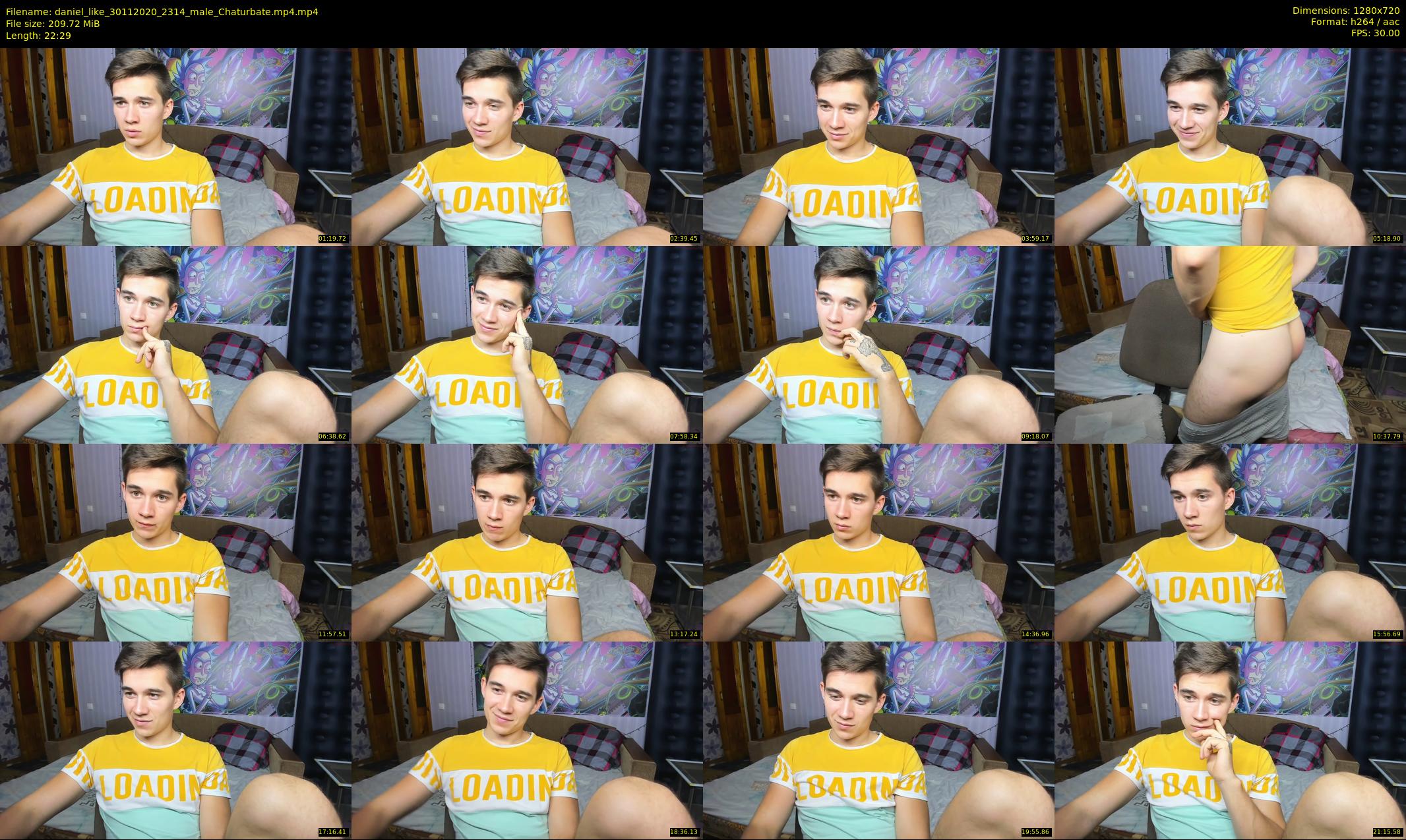 daniel_like — 23 minute Chaturbate male cam show recording, 720p, Nov 30, 2020