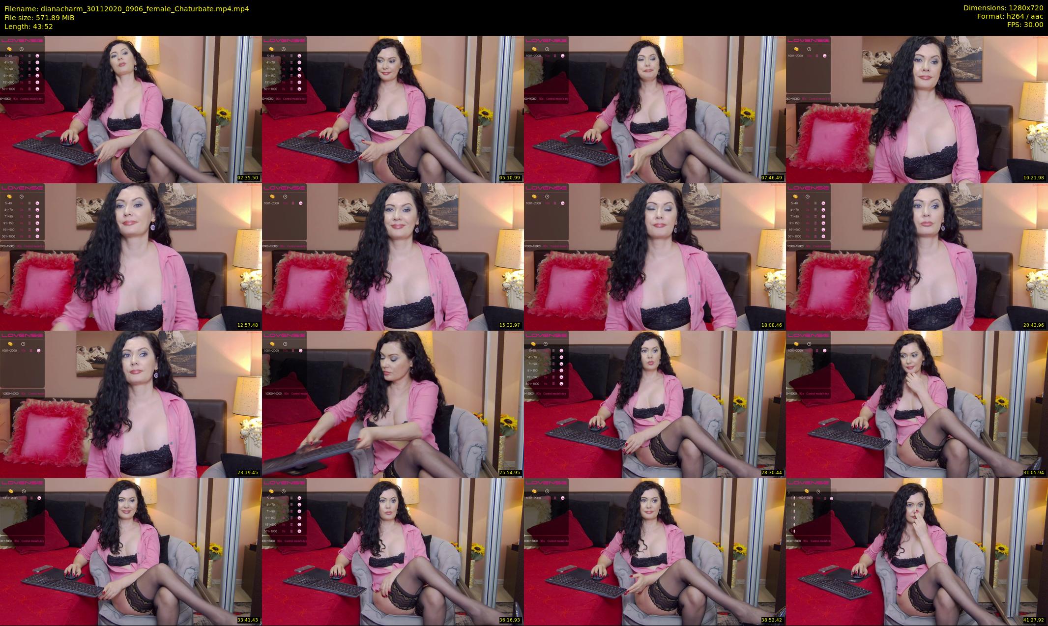 dianacharm — 44 minute Chaturbate female cam show recording, 720p, Nov 30, 2020