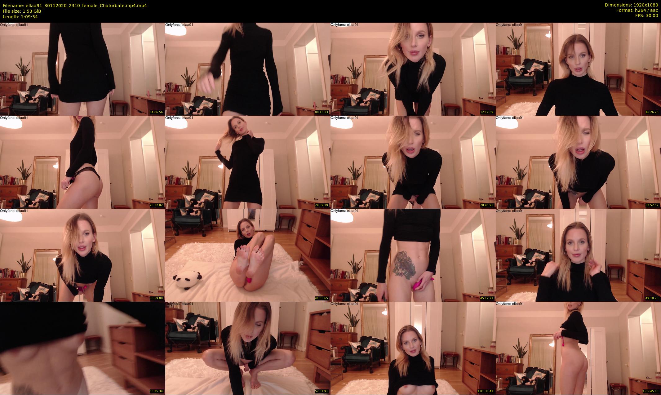 ellaa91 — 70 minute Chaturbate female cam show recording, 1080p, Nov 30, 2020
