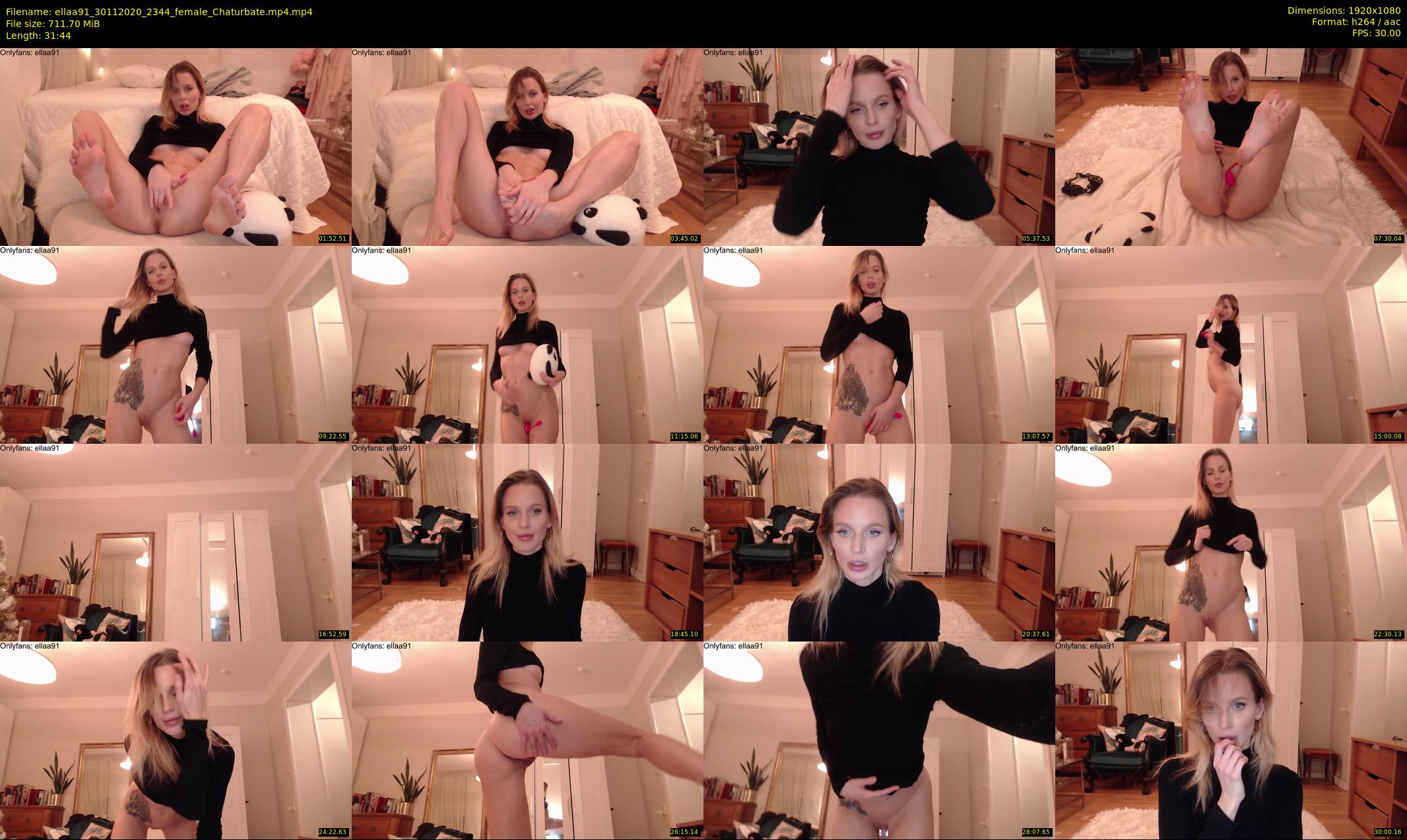 ellaa91 — 32 minute Chaturbate female cam show recording, 1080p, Nov 30, 2020