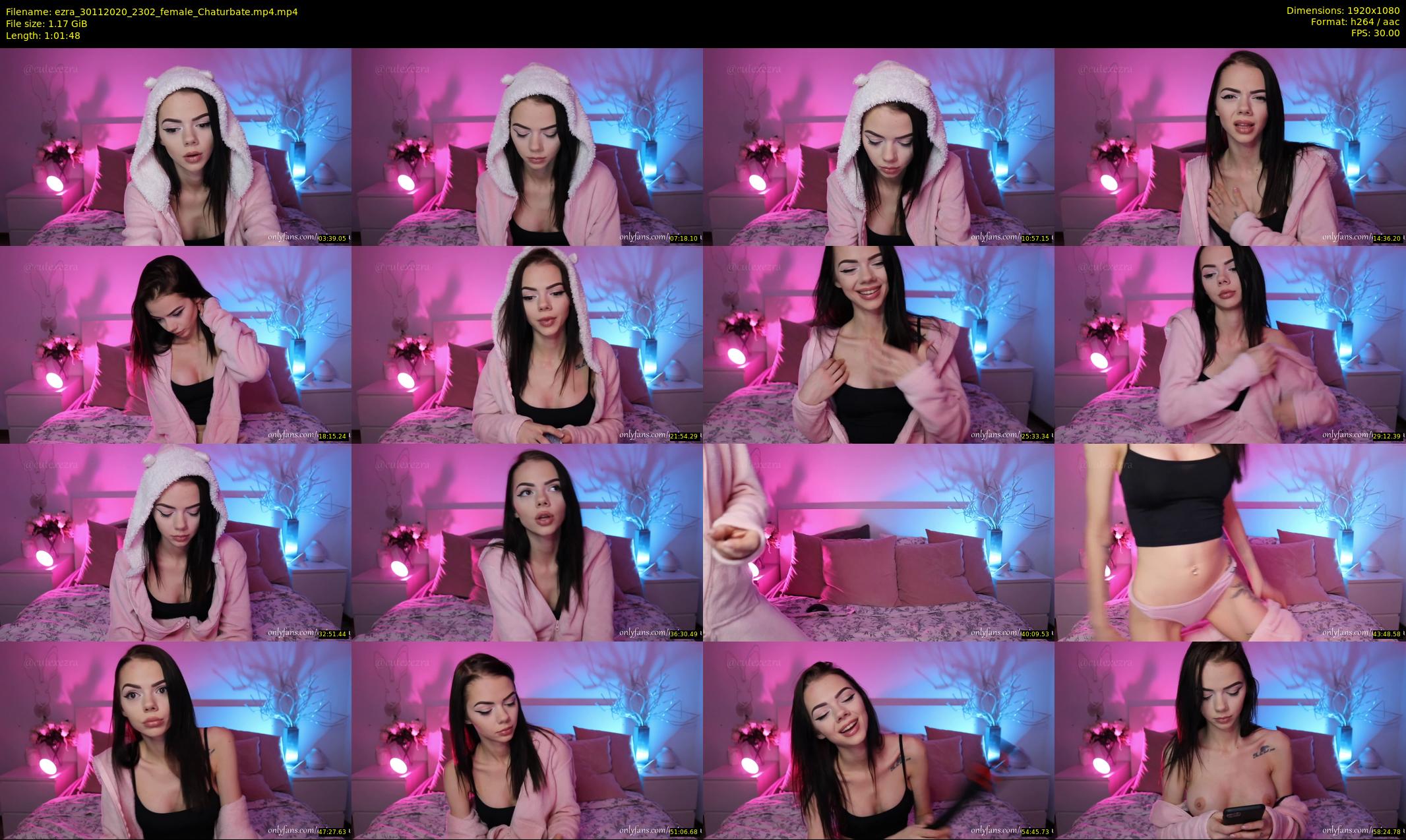 ezra — 62 minute Chaturbate female cam show recording, 1080p, Nov 30, 2020
