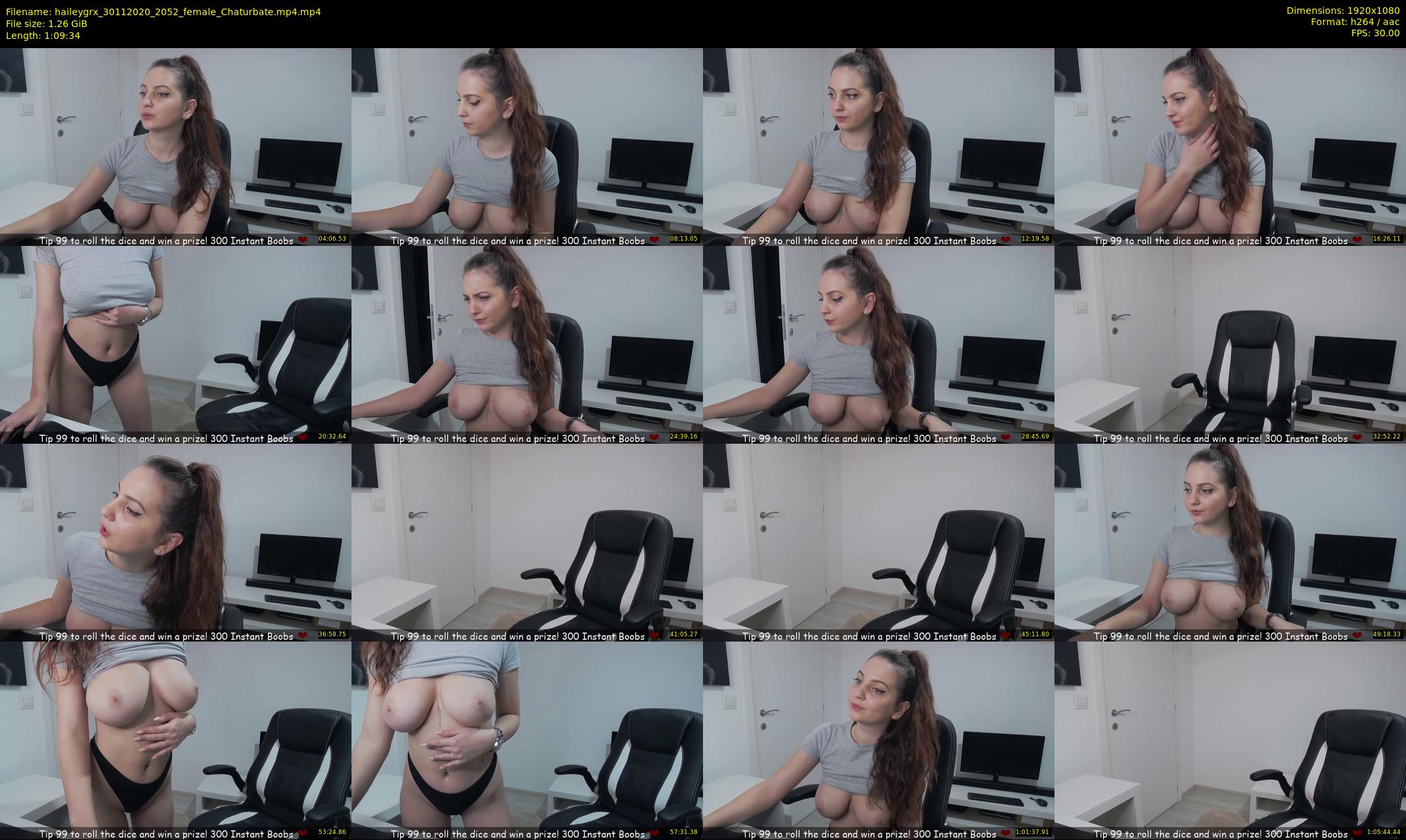 haileygrx — 70 minute Chaturbate female cam show recording, 1080p, Nov 30, 2020