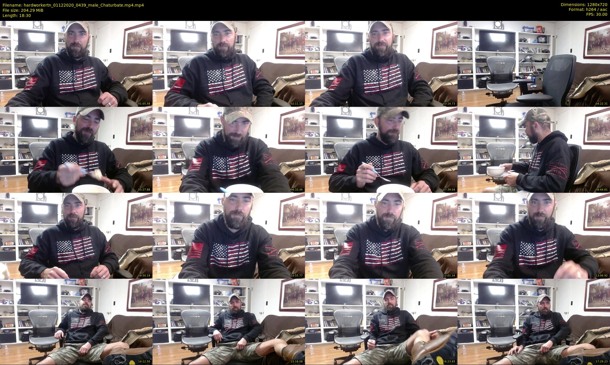 hardworkertn — 19 minute Chaturbate male cam show recording, 720p, Dec 1, 2020