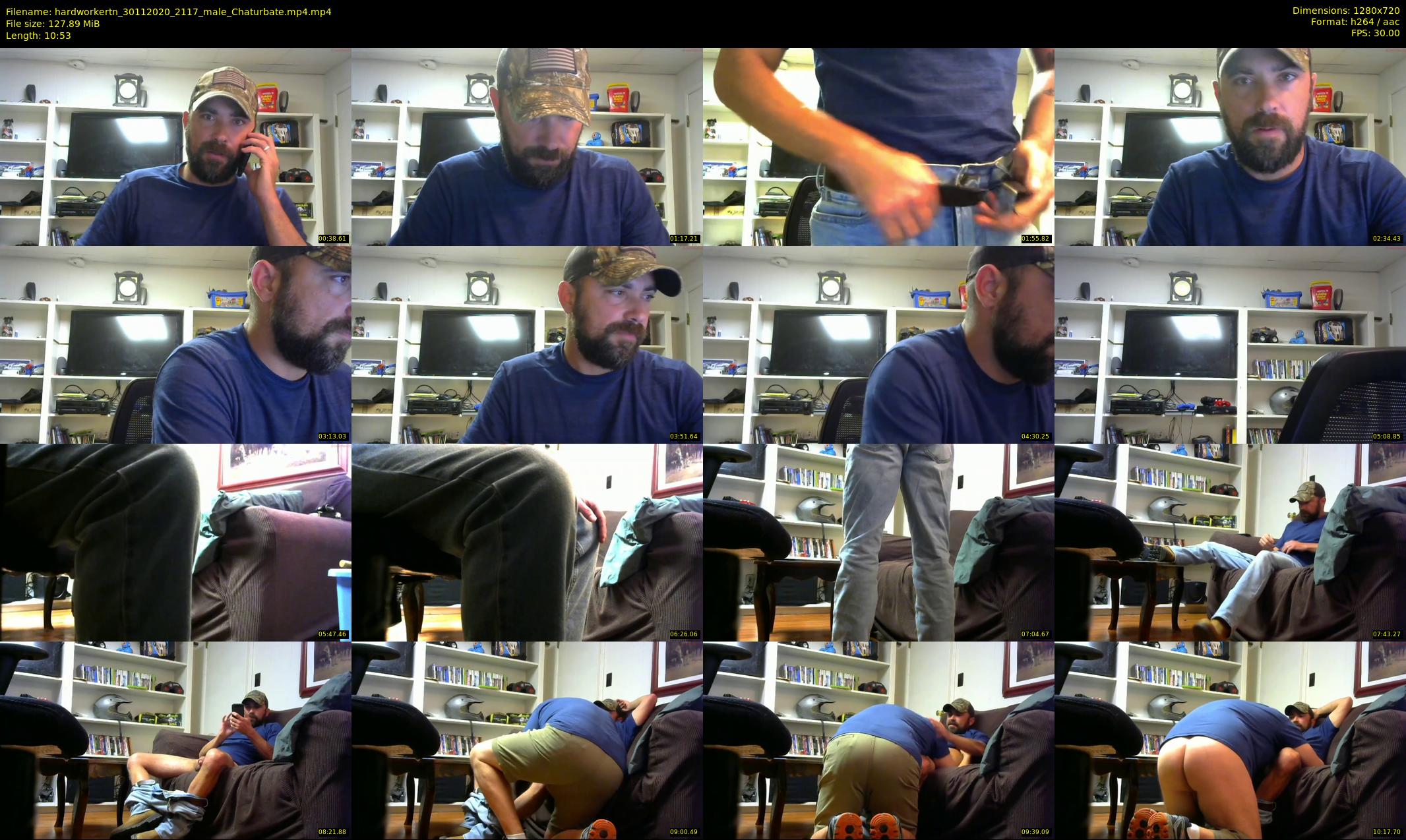 hardworkertn — 11 minute Chaturbate male cam show recording, 720p, Nov 30, 2020