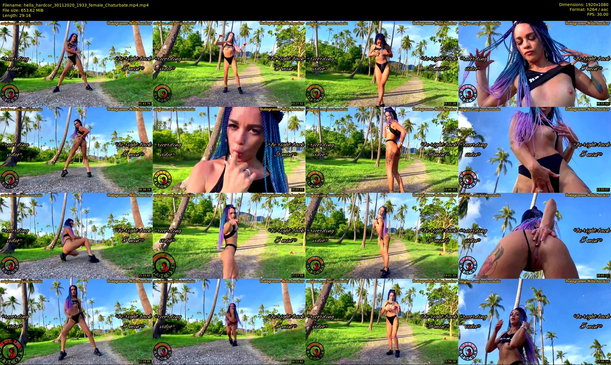 hella_hardcor — 30 minute Chaturbate female cam show recording, 1080p, Nov 30, 2020