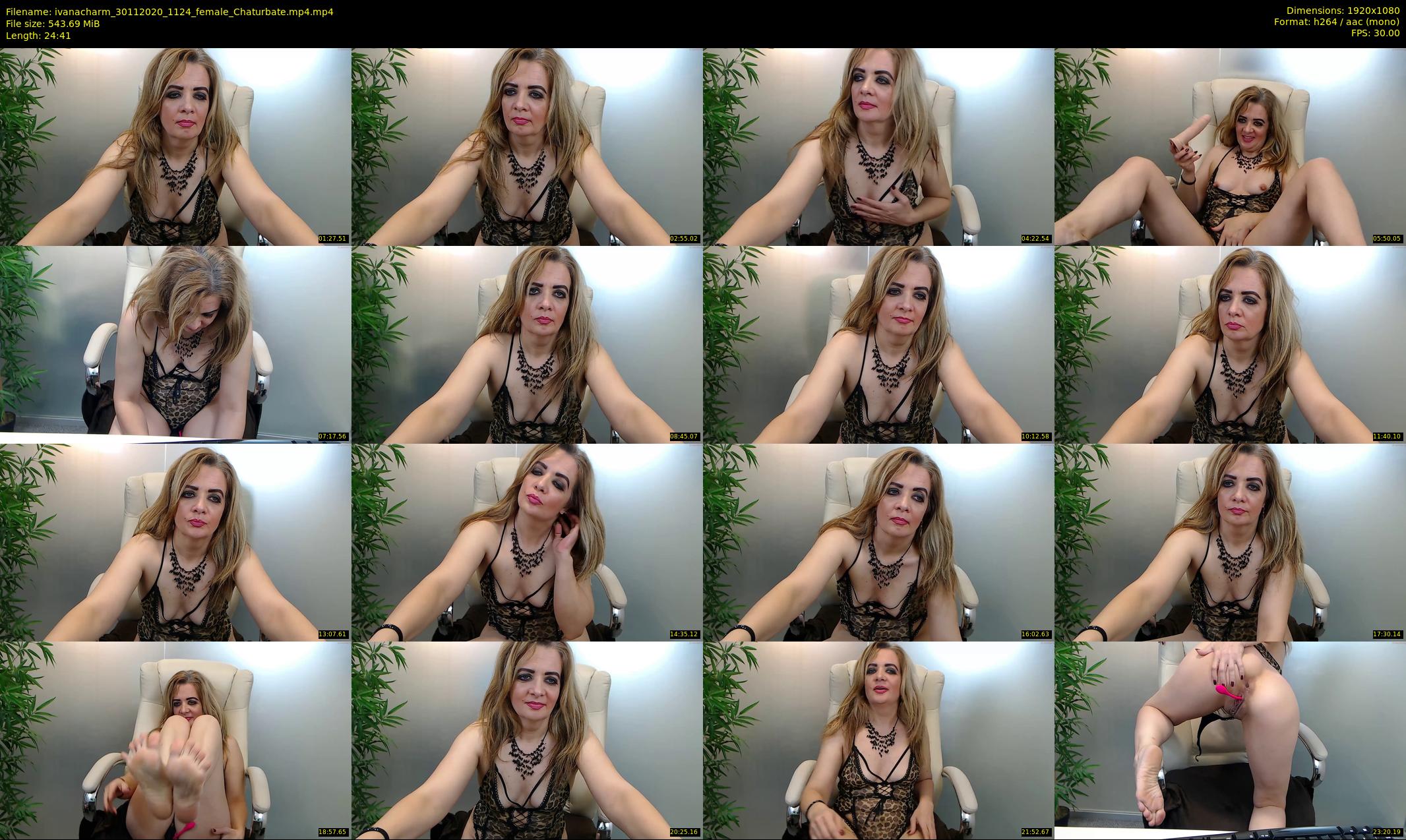 ivanacharm — 25 minute Chaturbate female cam show recording, 1080p, Nov 30, 2020