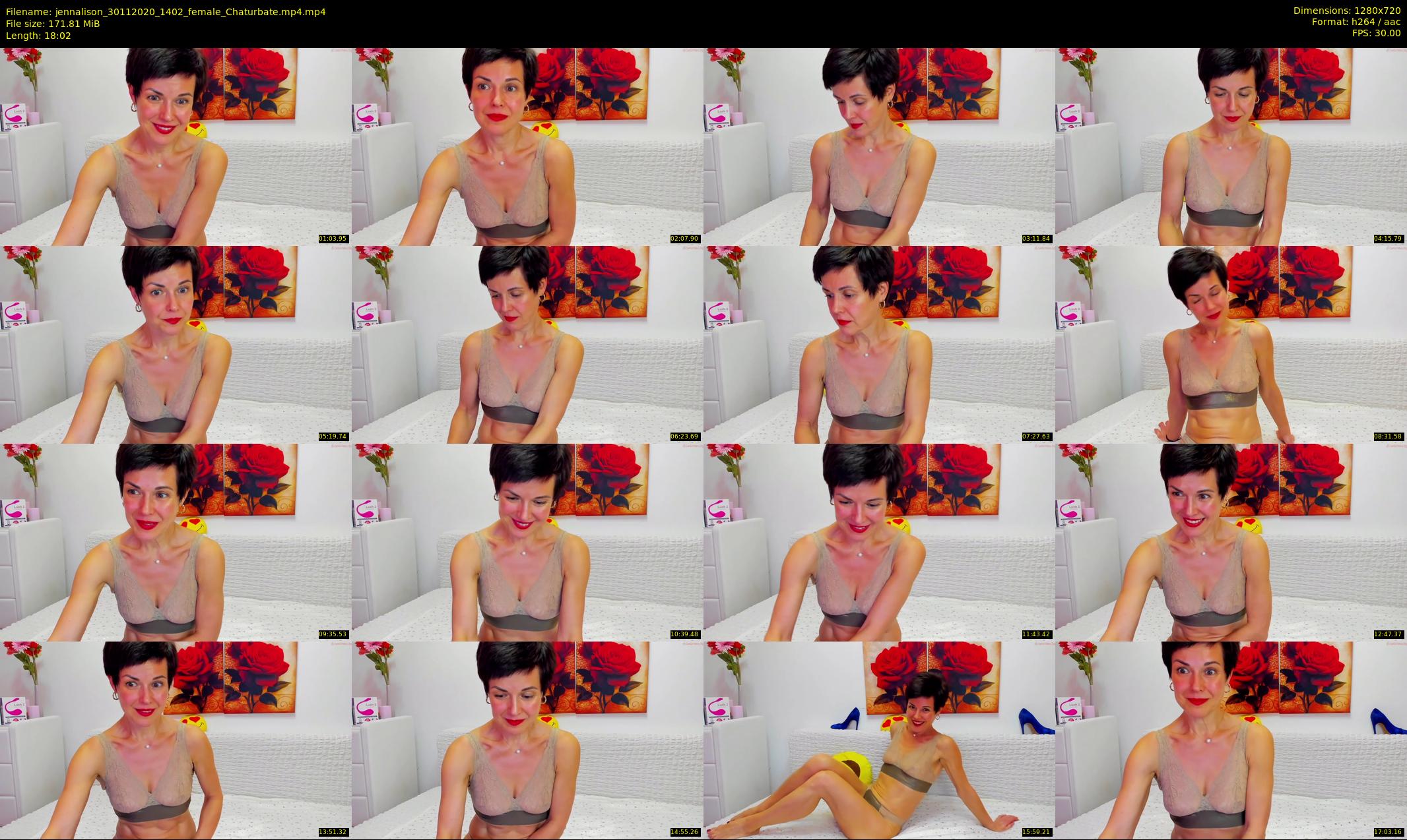 jennalison — 19 minute Chaturbate female cam show recording, 720p, Nov 30, 2020