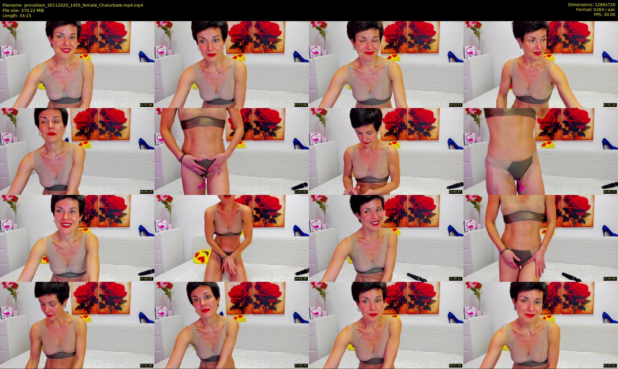 jennalison — 34 minute Chaturbate female cam show recording, 720p, Nov 30, 2020