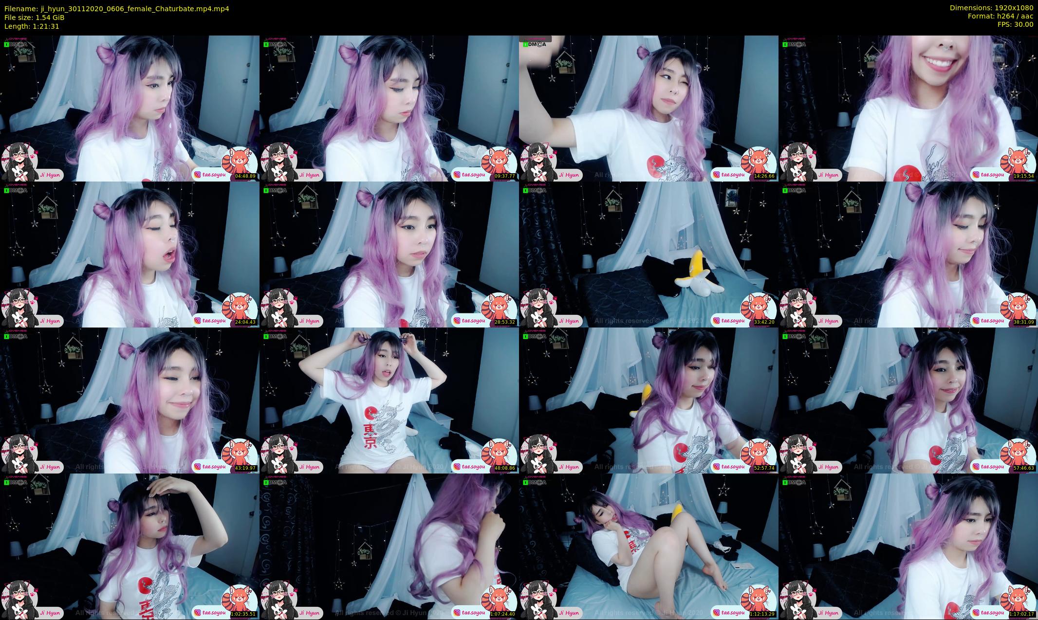 ji_hyun — 82 minute Chaturbate female cam show recording, 1080p, Nov 30, 2020