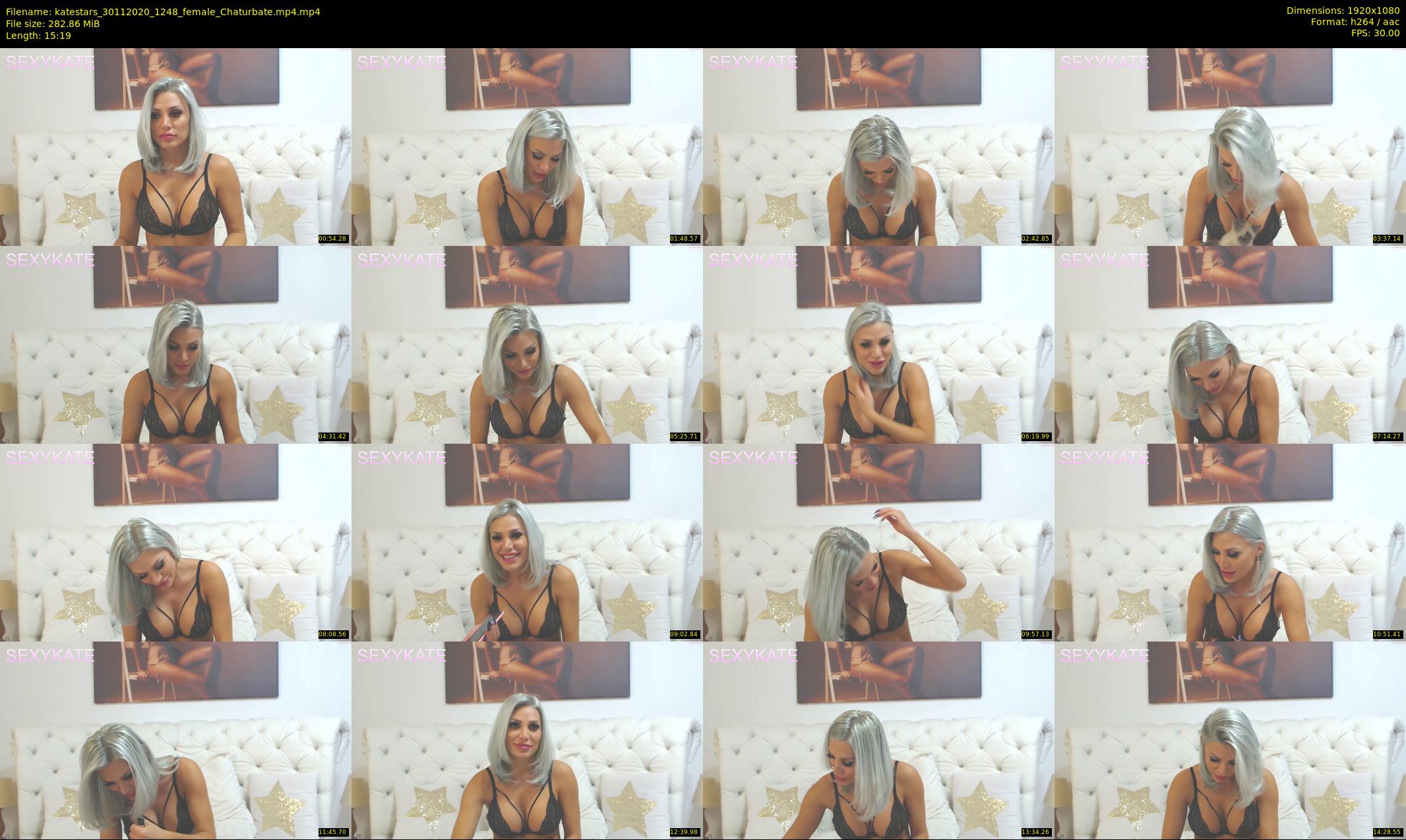 katestars — 16 minute Chaturbate female cam show recording, 1080p, Nov 30, 2020