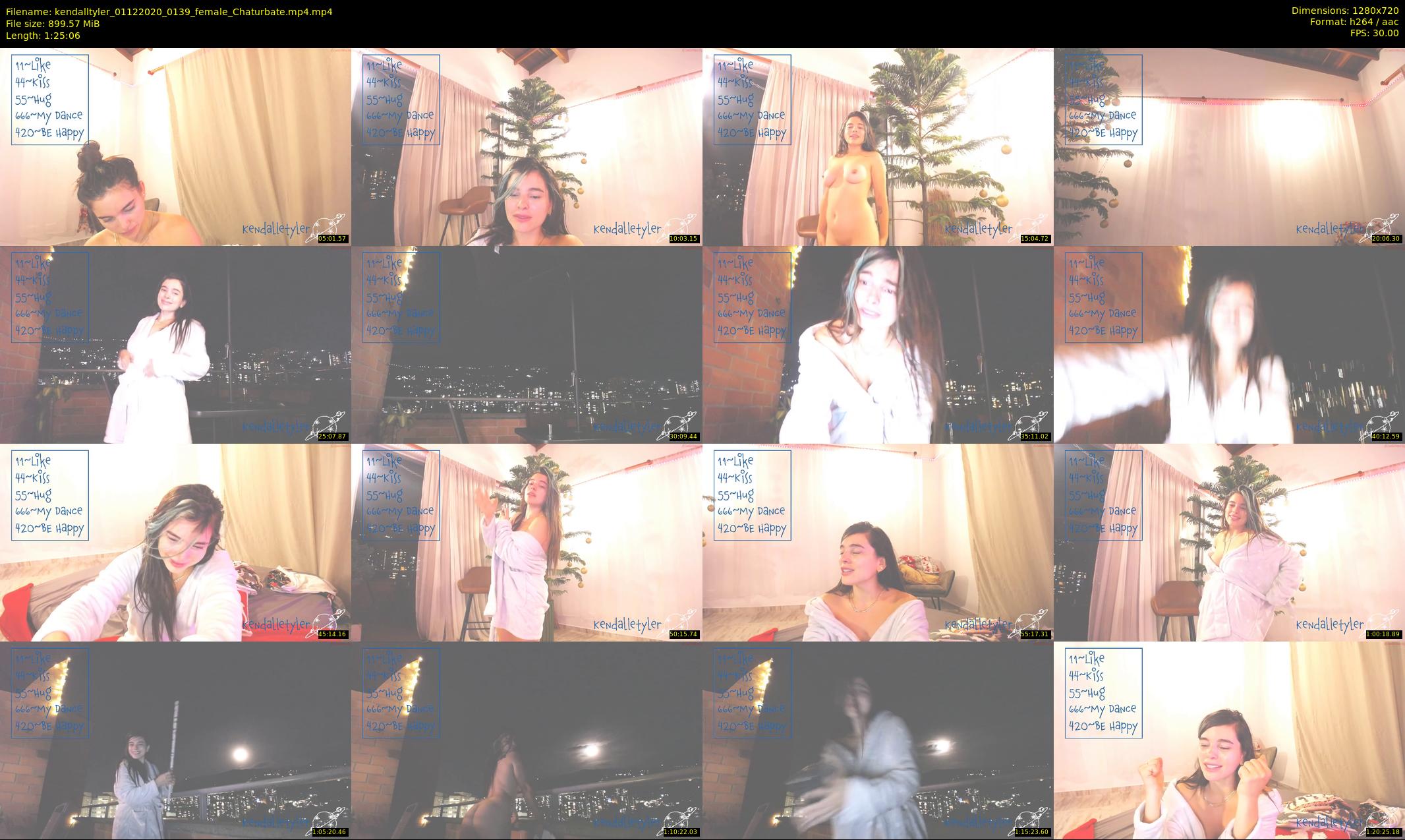 kendalltyler — 86 minute Chaturbate female cam show recording, 720p, Dec 1, 2020