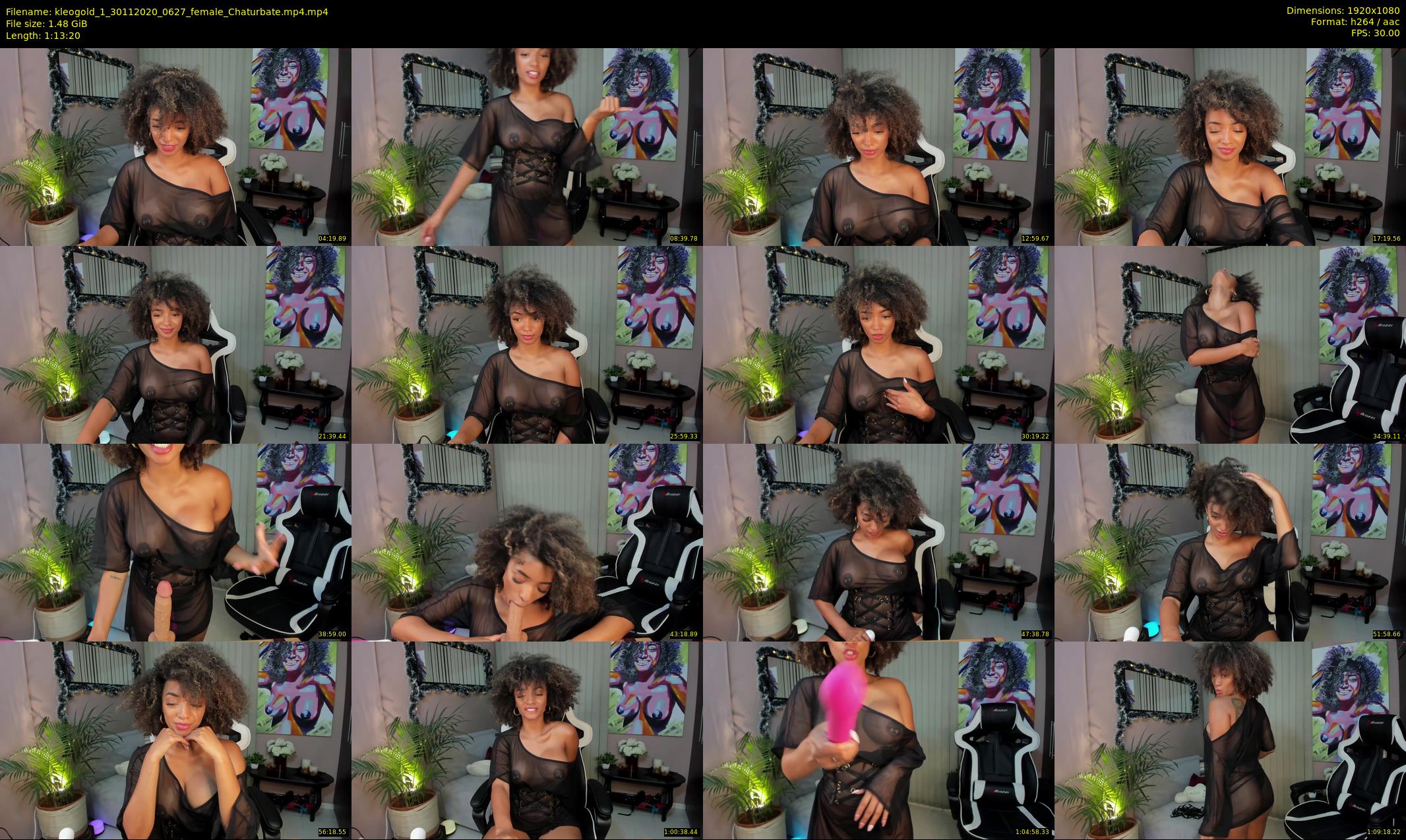 kleogold_1 — 74 minute Chaturbate female cam show recording, 1080p, Nov 30, 2020
