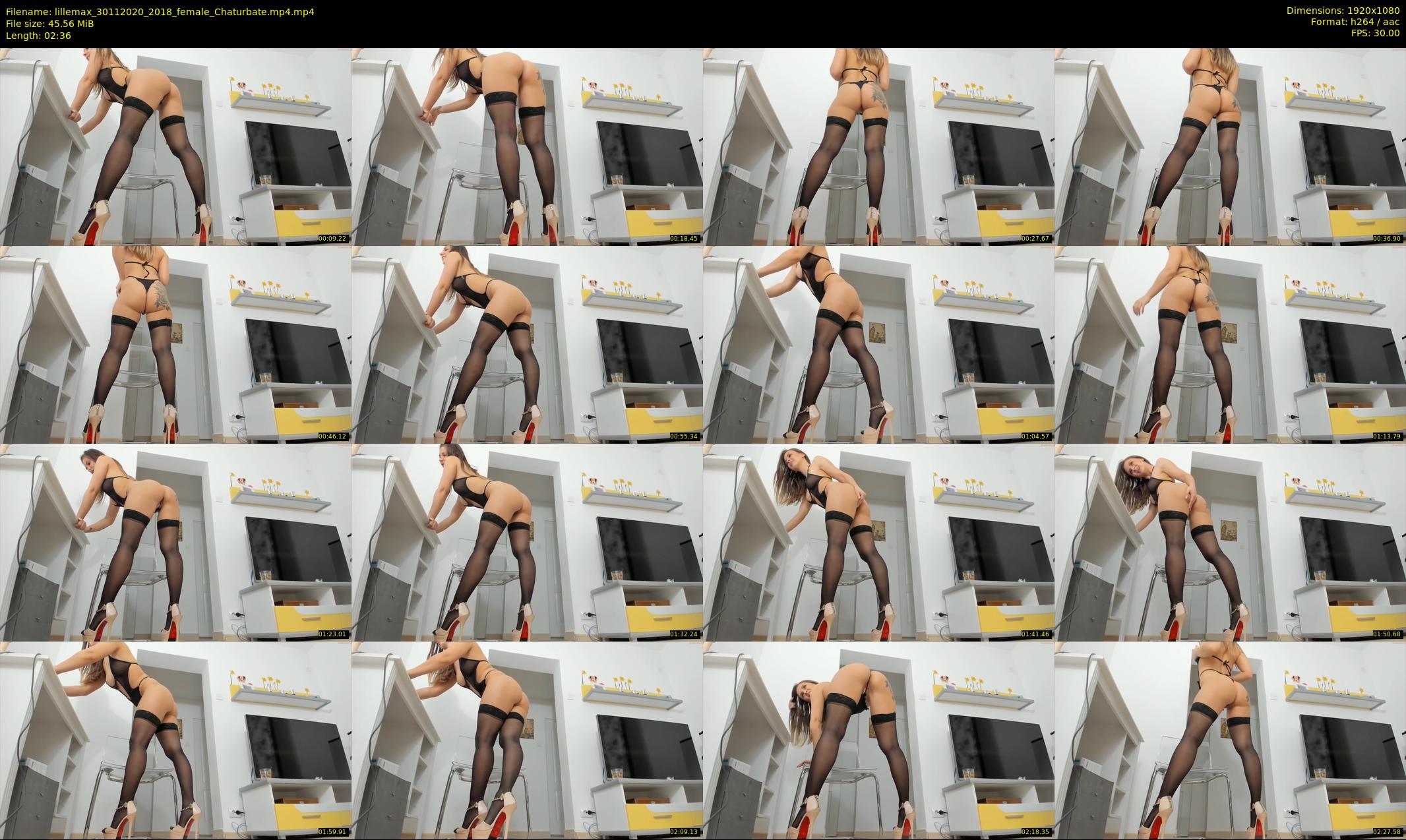 lillemax — 3 minute Chaturbate female cam show recording, 1080p, Nov 30, 2020