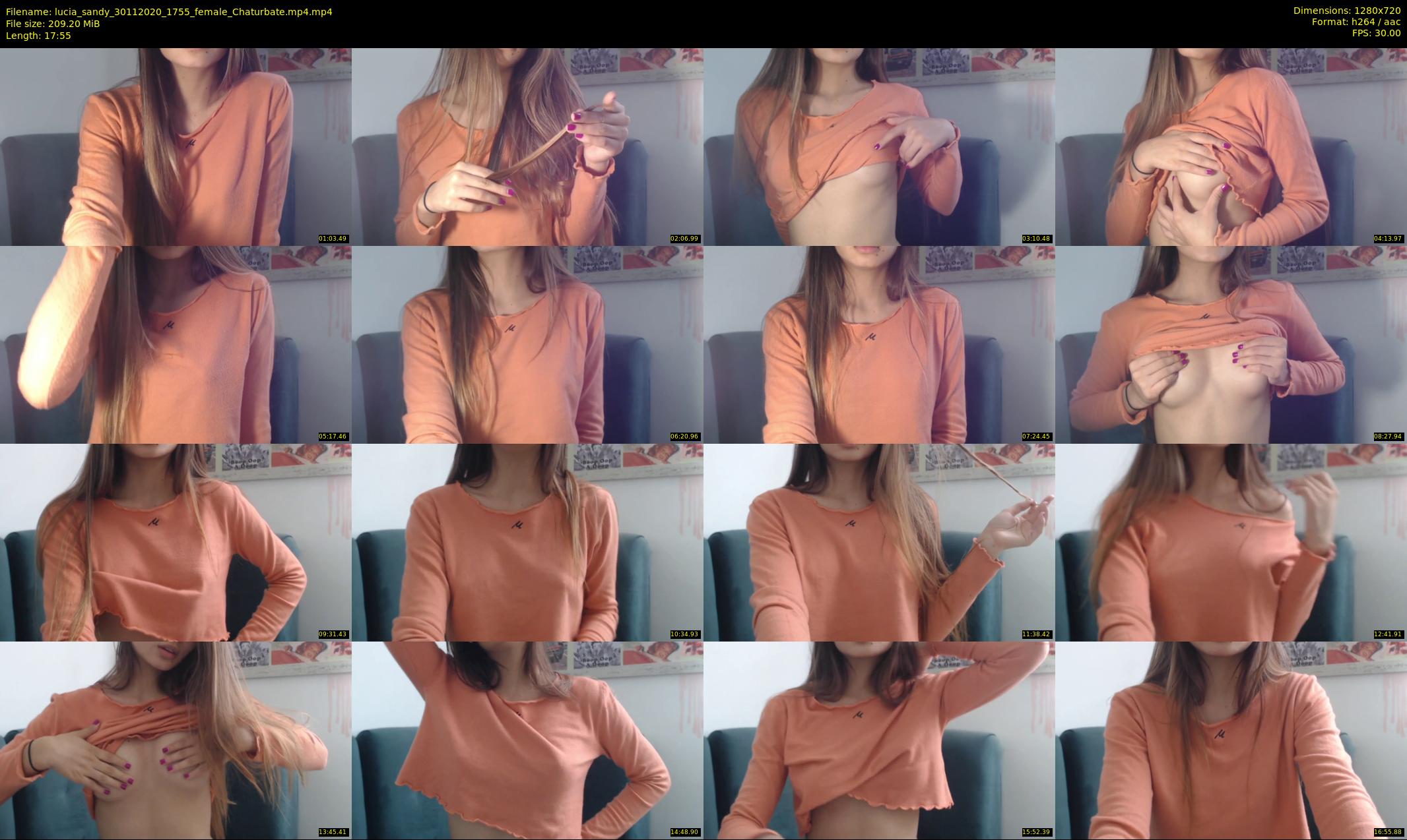 lucia_sandy — 18 minute Chaturbate female cam show recording, 720p, Nov 30, 2020