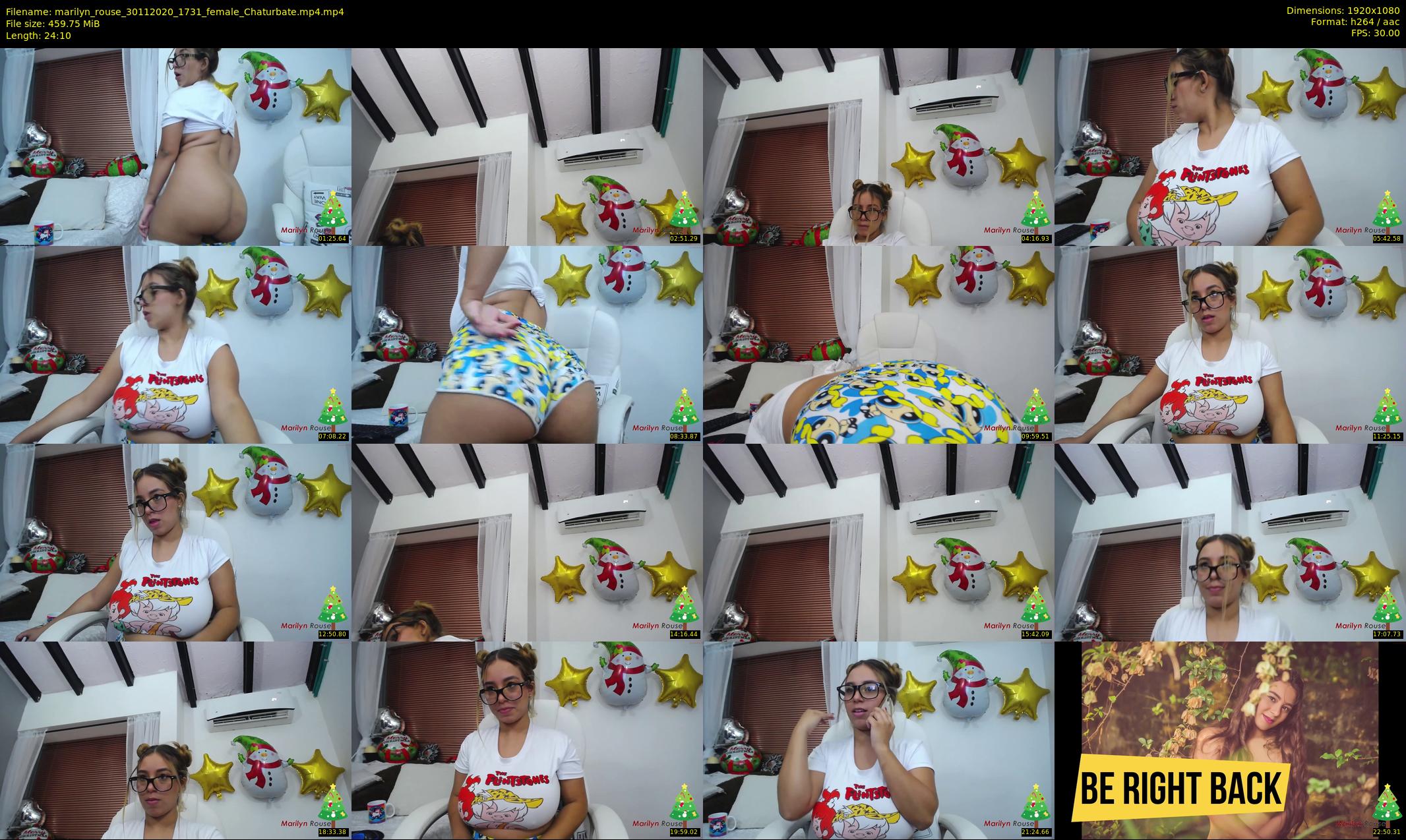 marilyn_rouse — 25 minute Chaturbate female cam show recording, 1080p, Nov 30, 2020