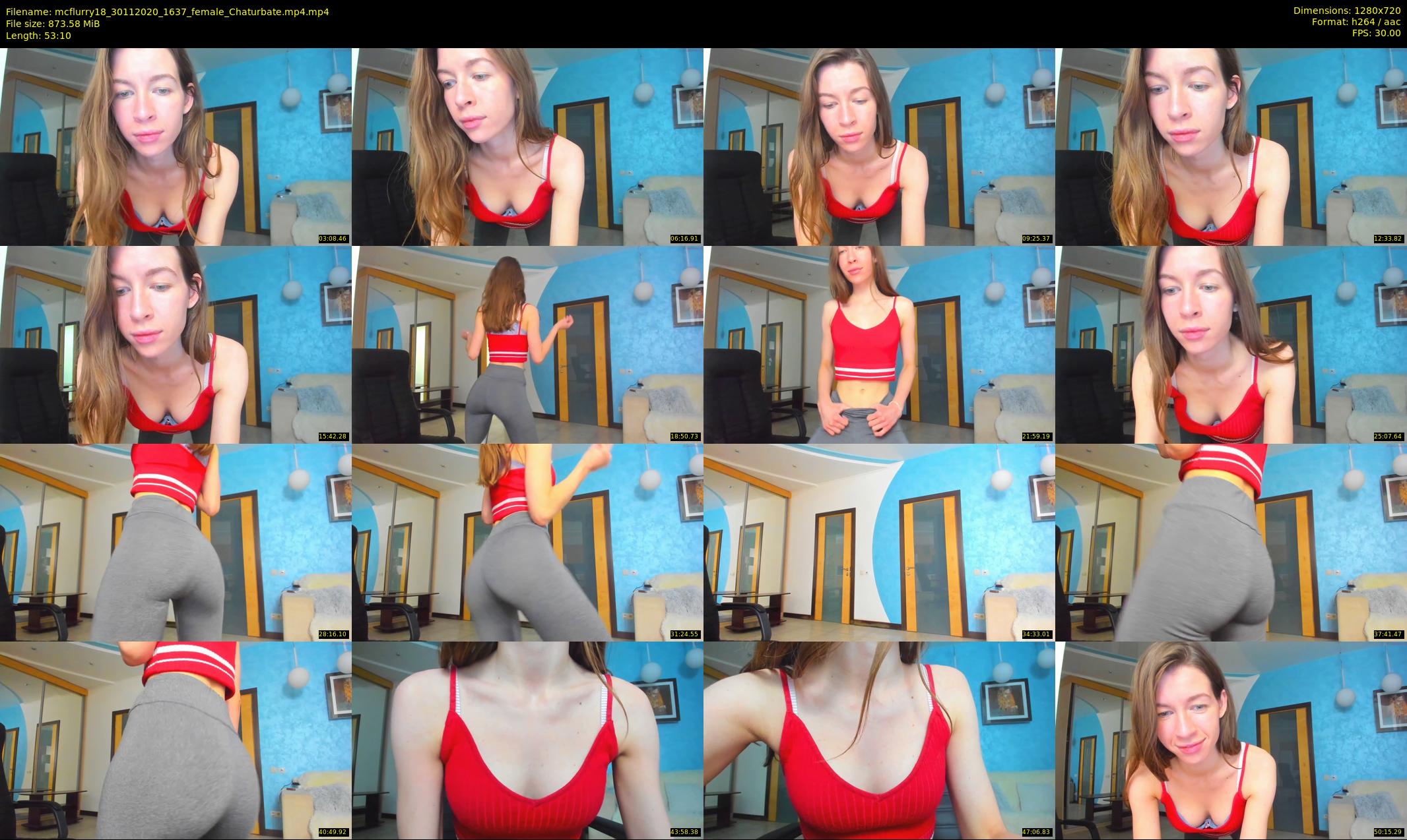 mcflurry18 — 54 minute Chaturbate female cam show recording, 720p, Nov 30, 2020