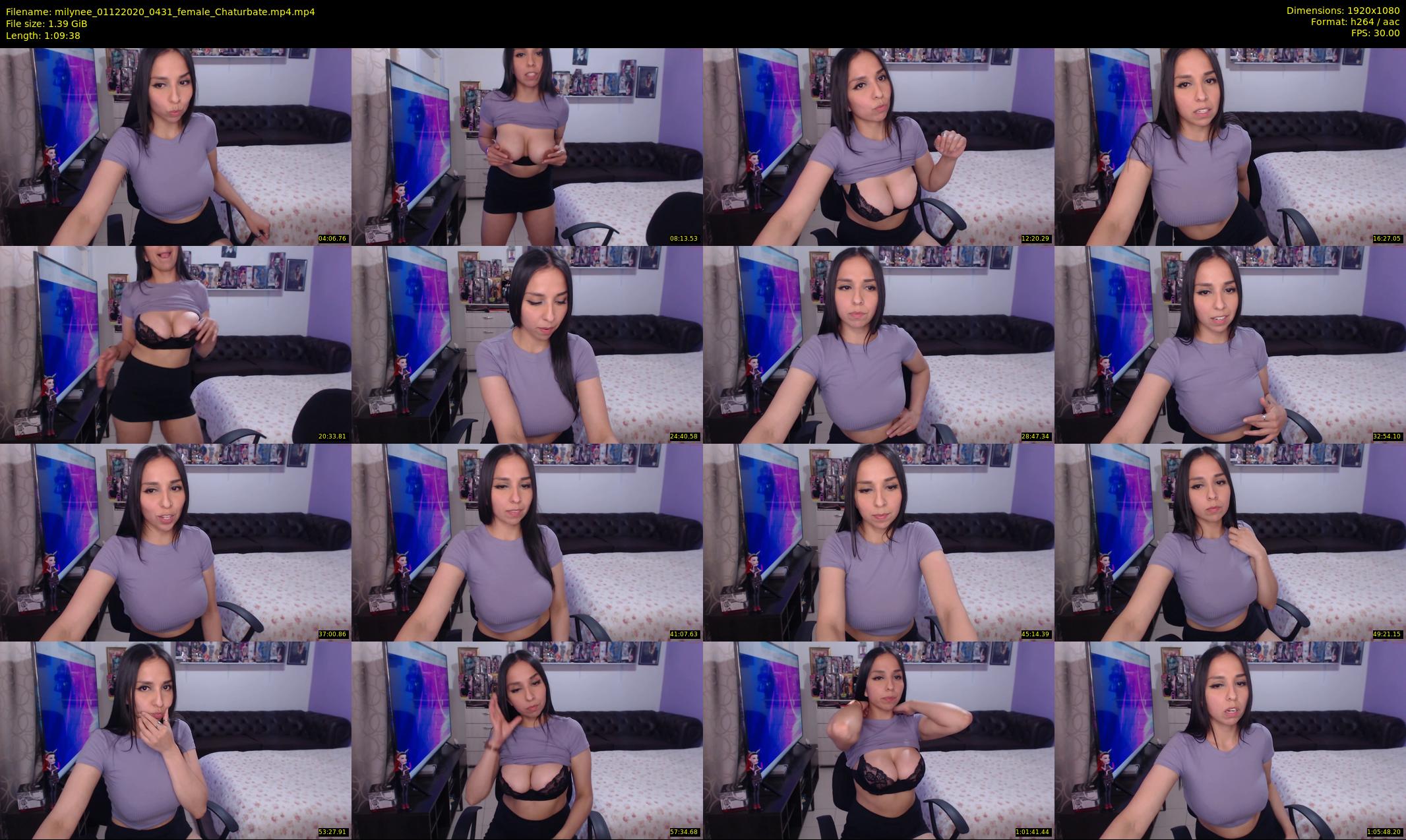 milynee — 70 minute Chaturbate female cam show recording, 1080p, Dec 1, 2020