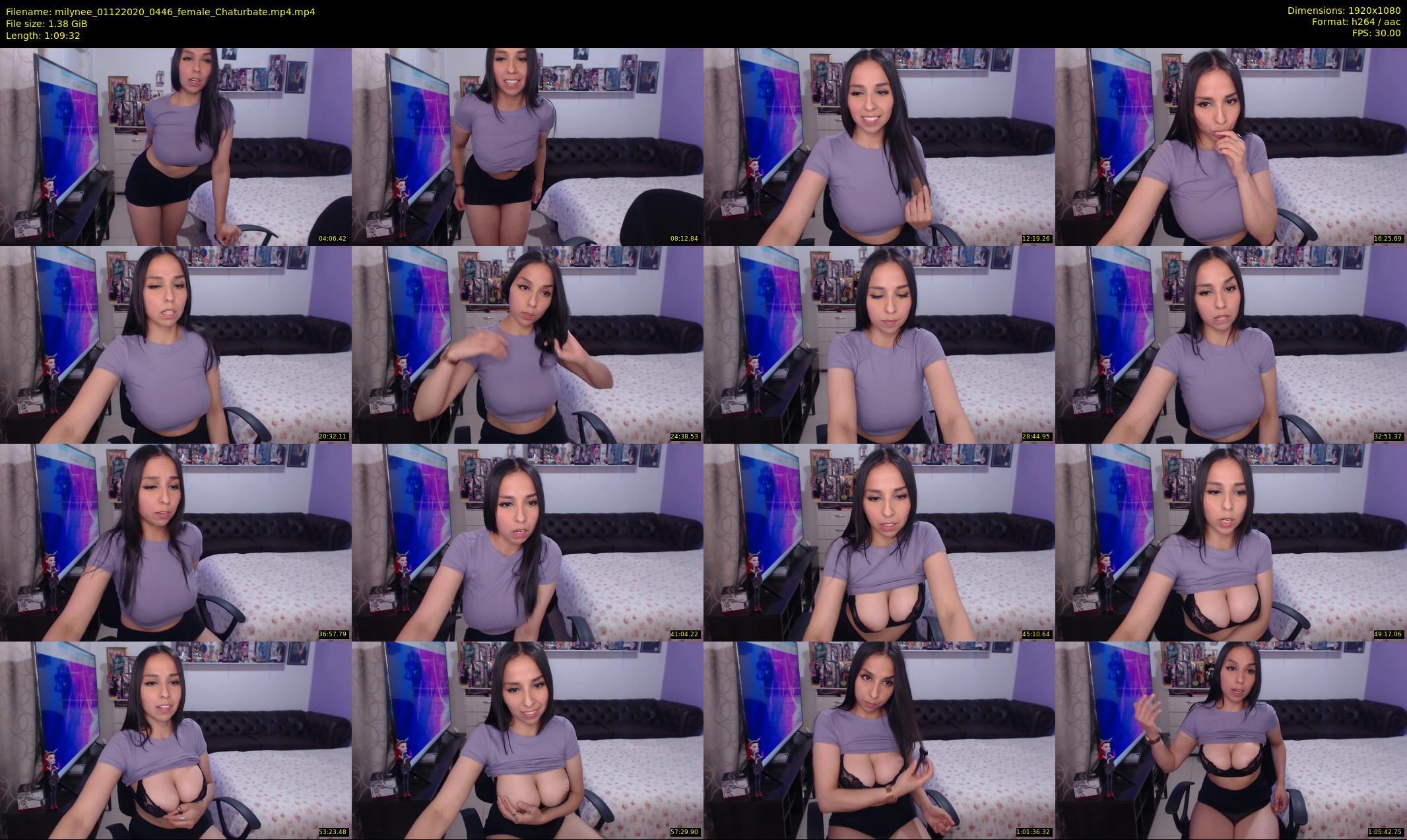 milynee — 70 minute Chaturbate female cam show recording, 1080p, Dec 1, 2020