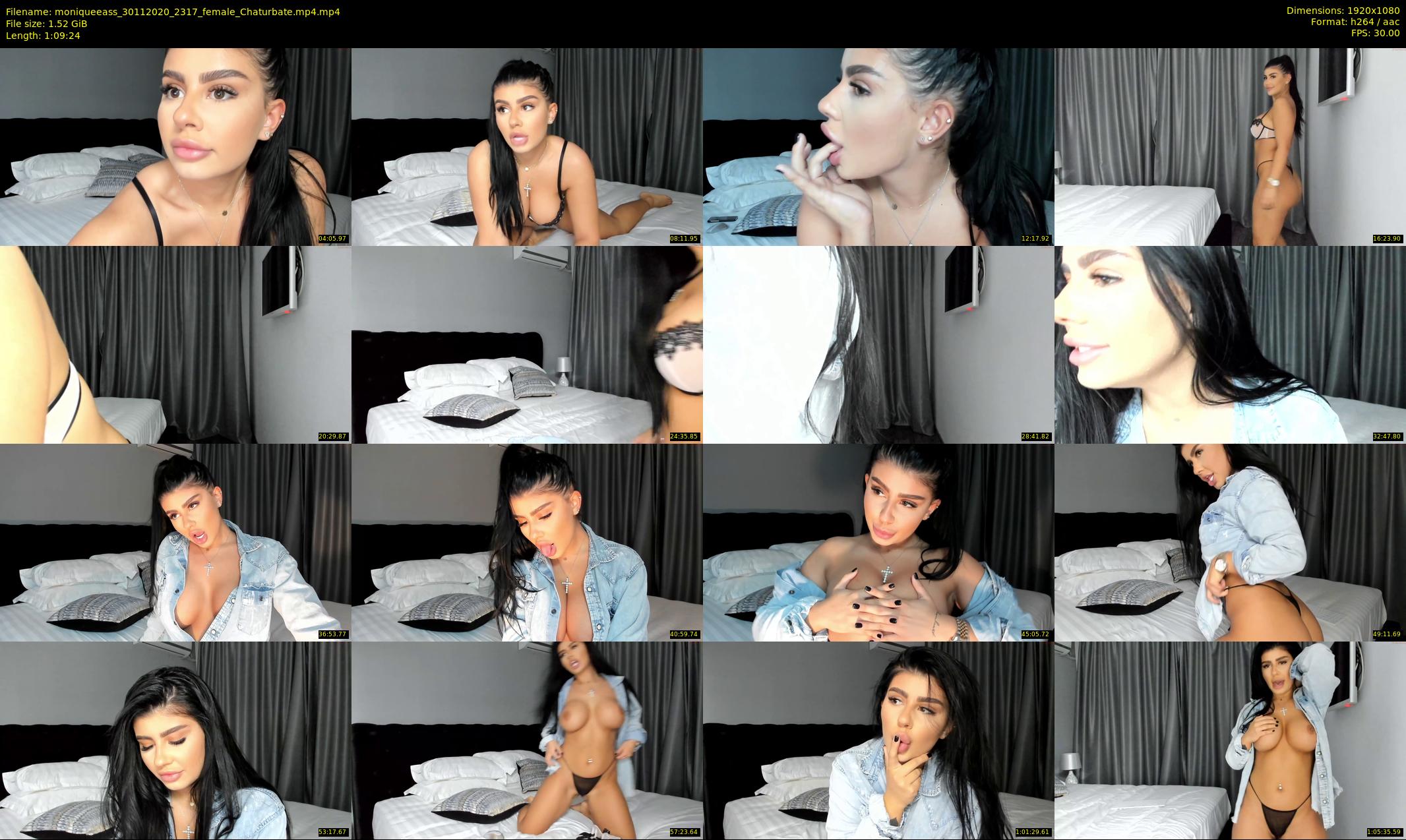 moniqueeass — 70 minute Chaturbate female cam show recording, 1080p, Nov 30, 2020