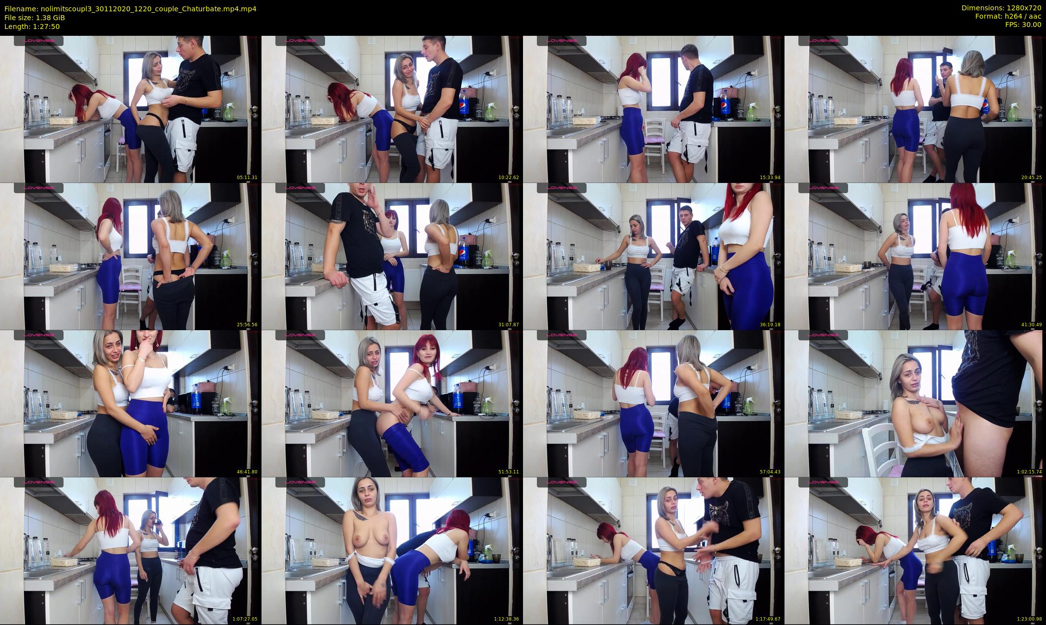 nolimitscoupl3 — 88 minute Chaturbate couple cam show recording, 720p, Nov 30, 2020