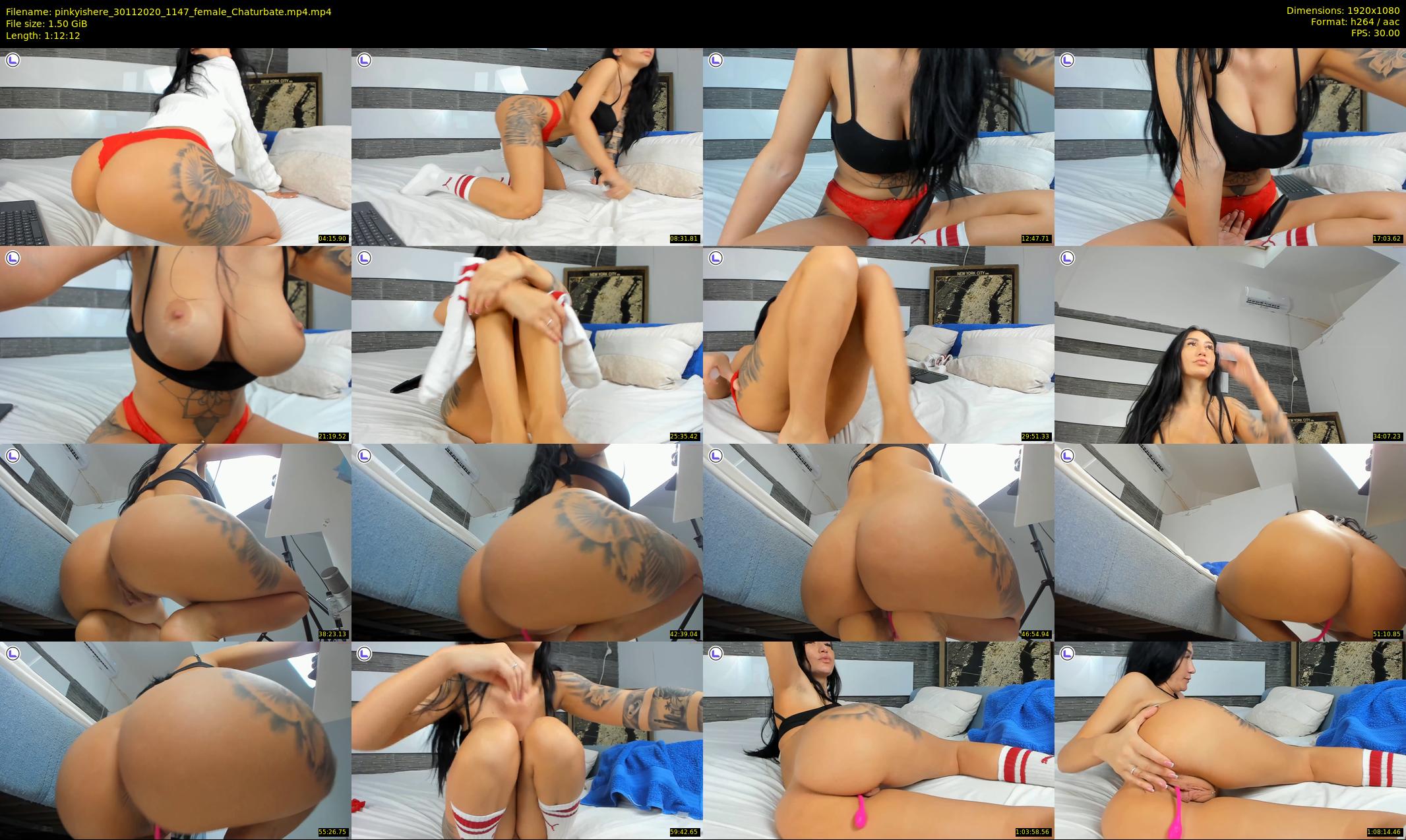 pinkyishere — 73 minute Chaturbate female cam show recording, 1080p, Nov 30, 2020