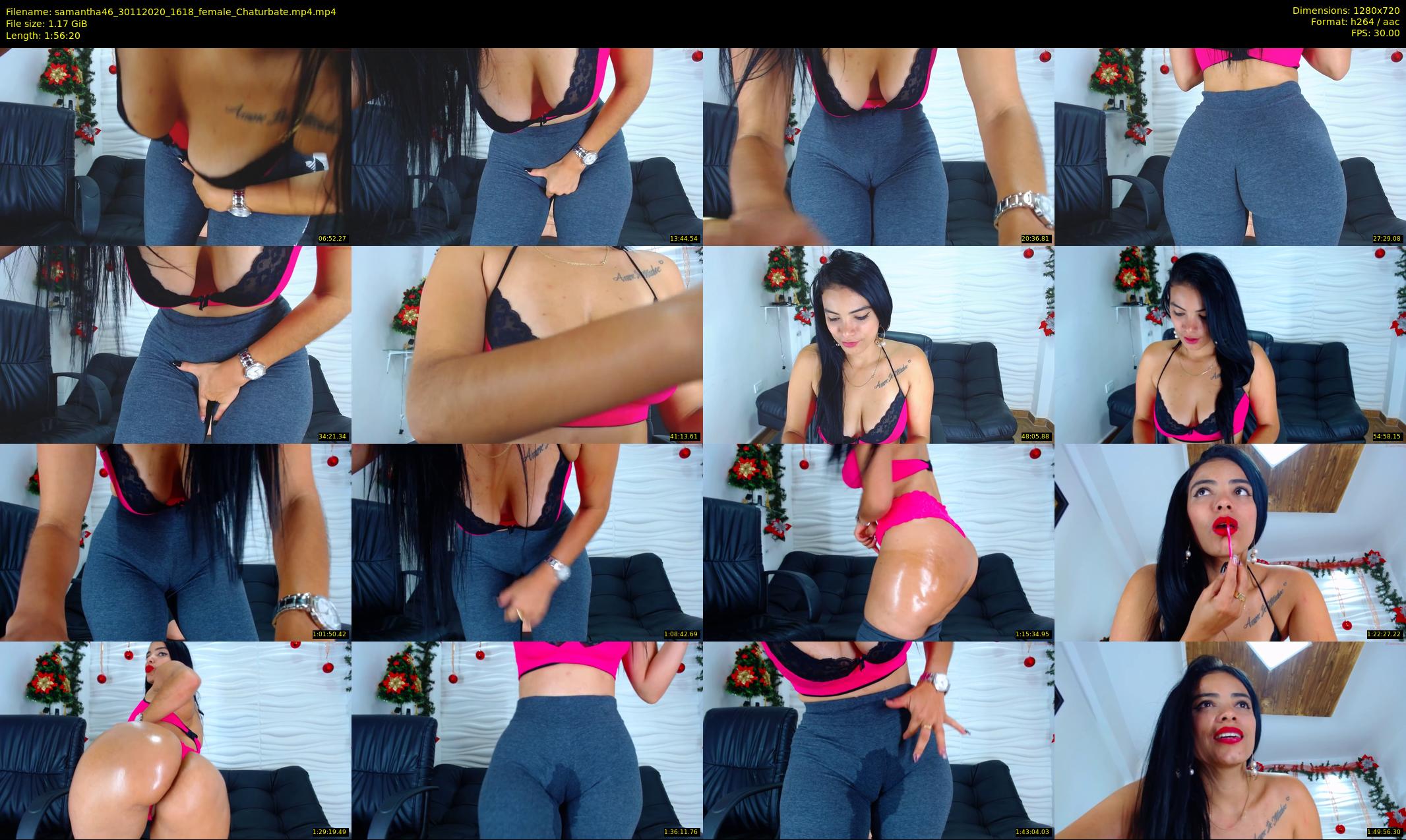 samantha46 — 117 minute Chaturbate female cam show recording, 720p, Nov 30, 2020